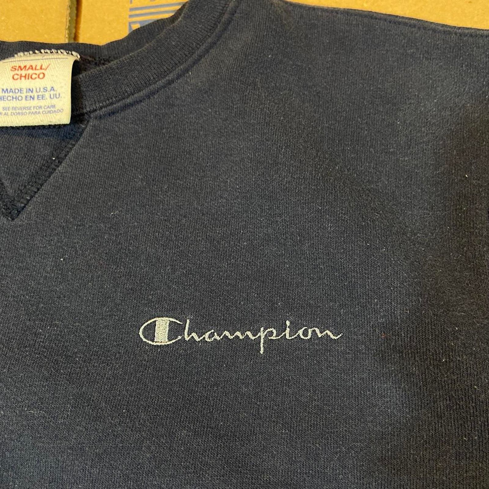 Champion 90s champion embroidered logo crewneck Size US S / EU 44-46 / 1 - 3 Thumbnail