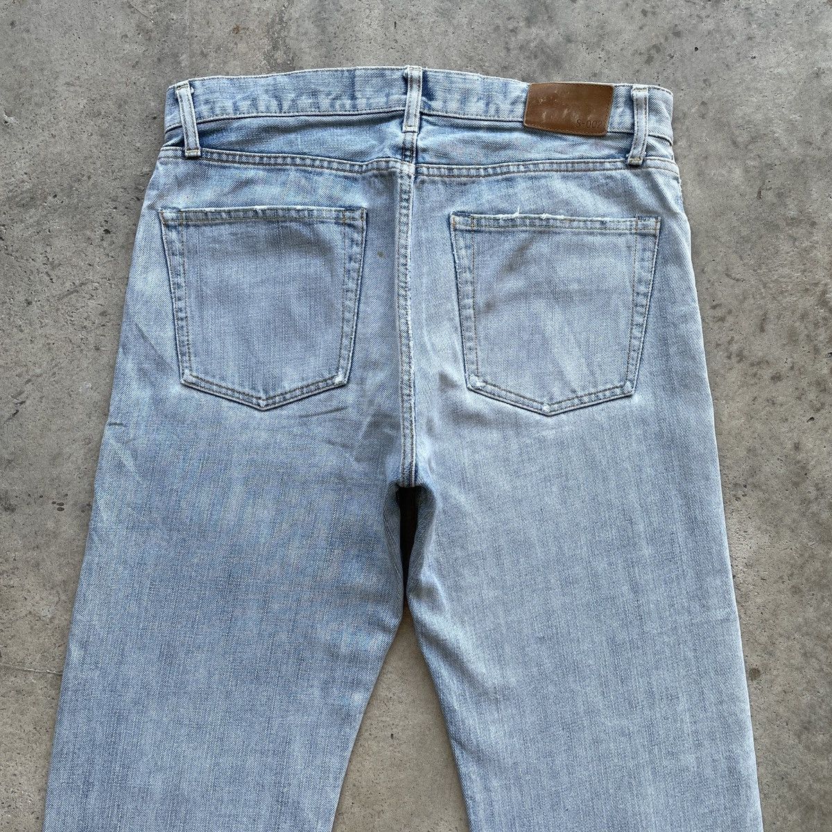 Japanese Brand Vintage Japanese Brand Straight Faded Jeans Denim Pants W33 Size US 33 - 10 Thumbnail