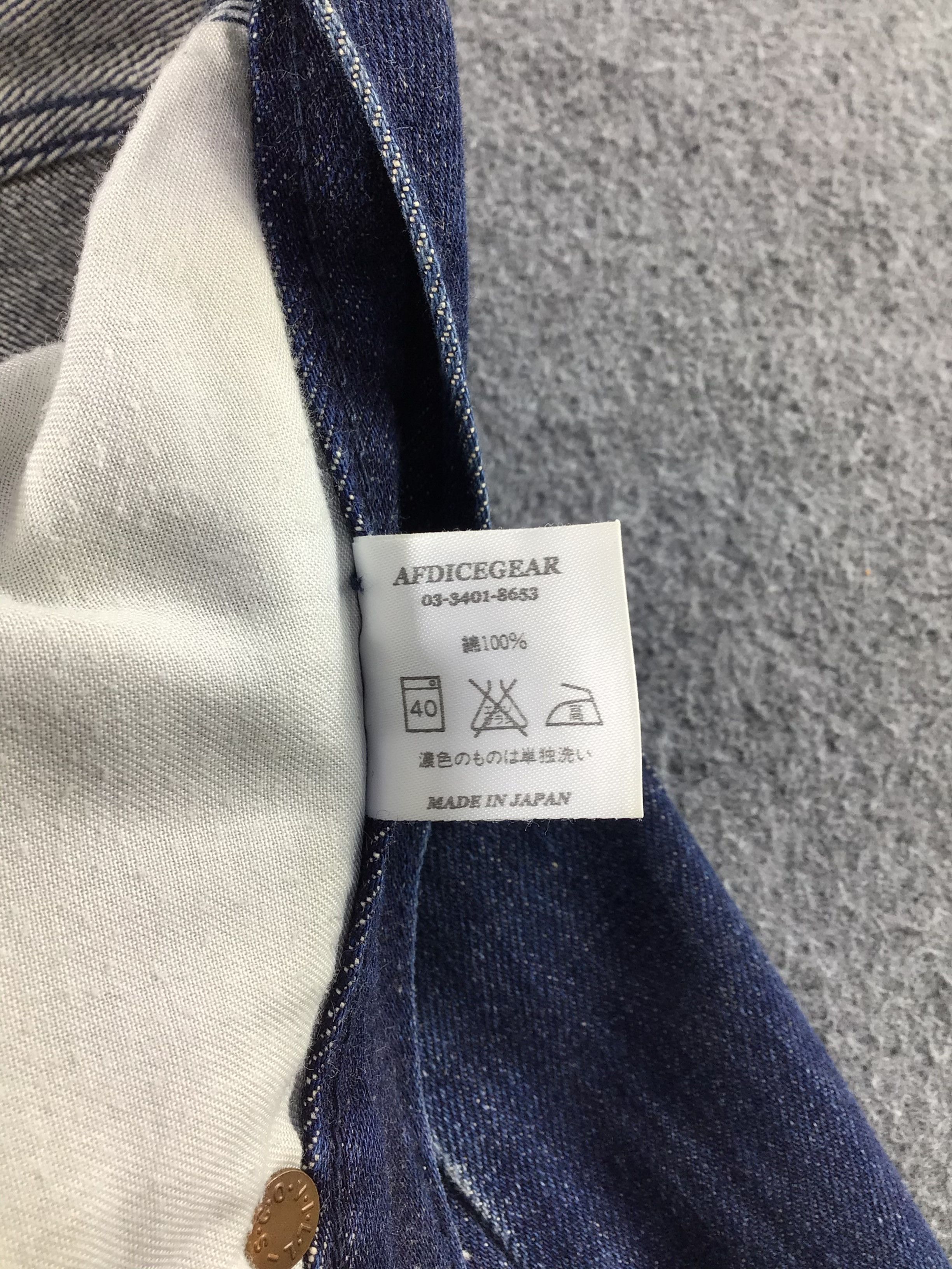 Vintage Afdicegear Japanese Jeans-J674 Size US 32 / EU 48 - 9 Thumbnail