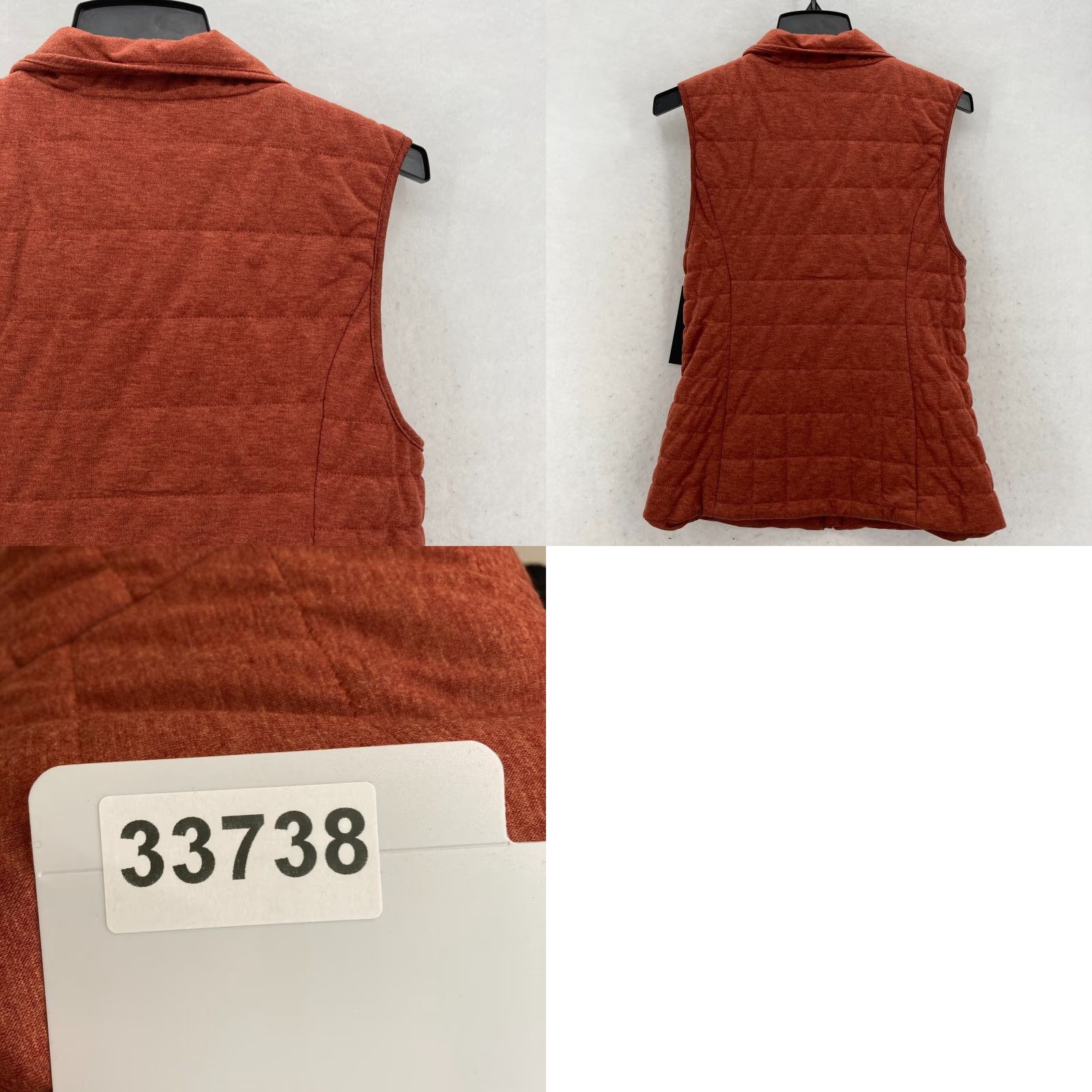 Vintage Bagatelle Owla Quilted Vest Women's Small Burnt Orange NWT Quilted Vest Bagatelle Owla NWT Burnt Orange Women's Small Quilted Vest Size S / US 4 / IT 40 - 9 Thumbnail