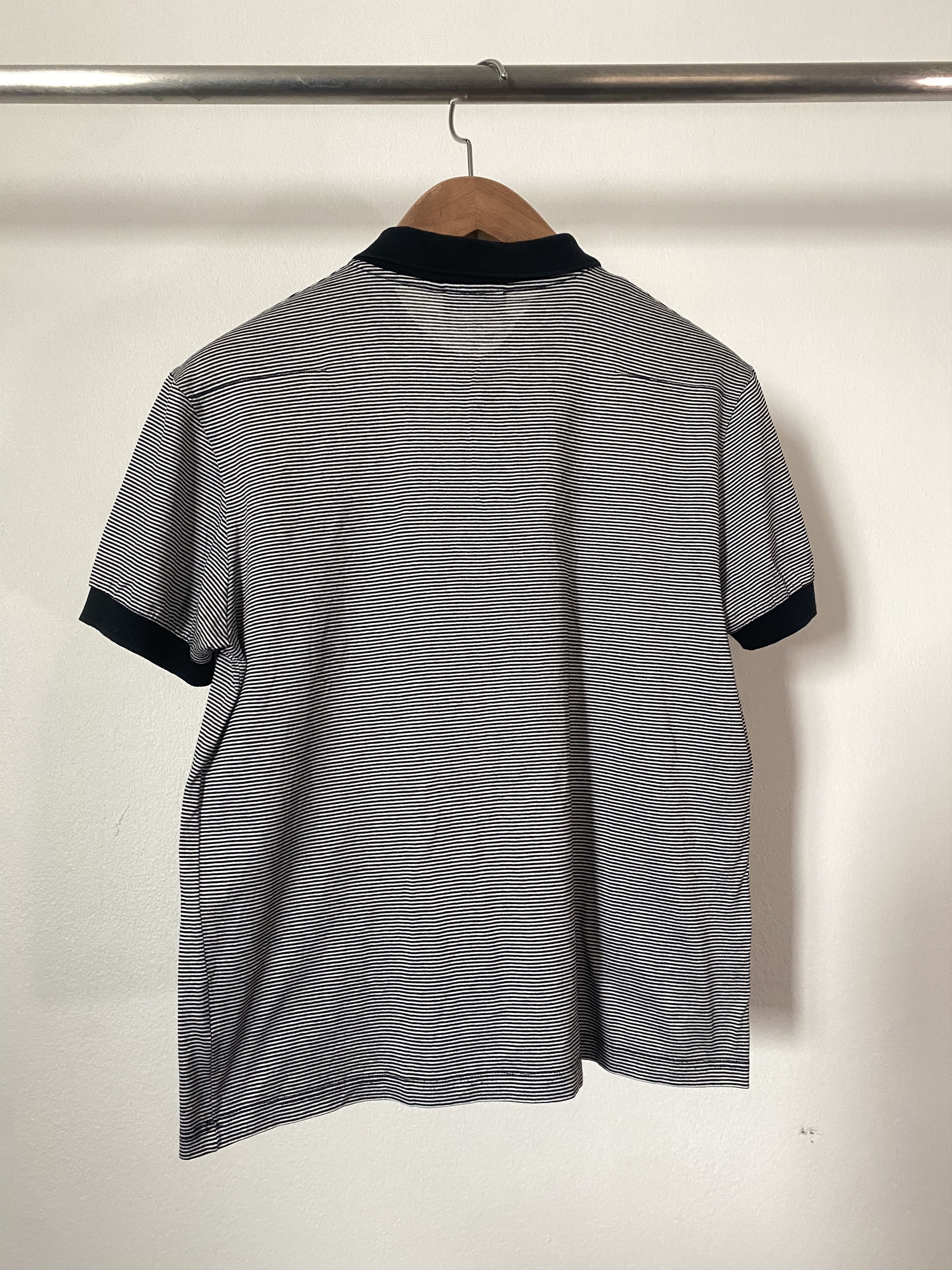 SS06 Dior Homme Union Jack Flag Striped Polo Tee T Shirt, view 4