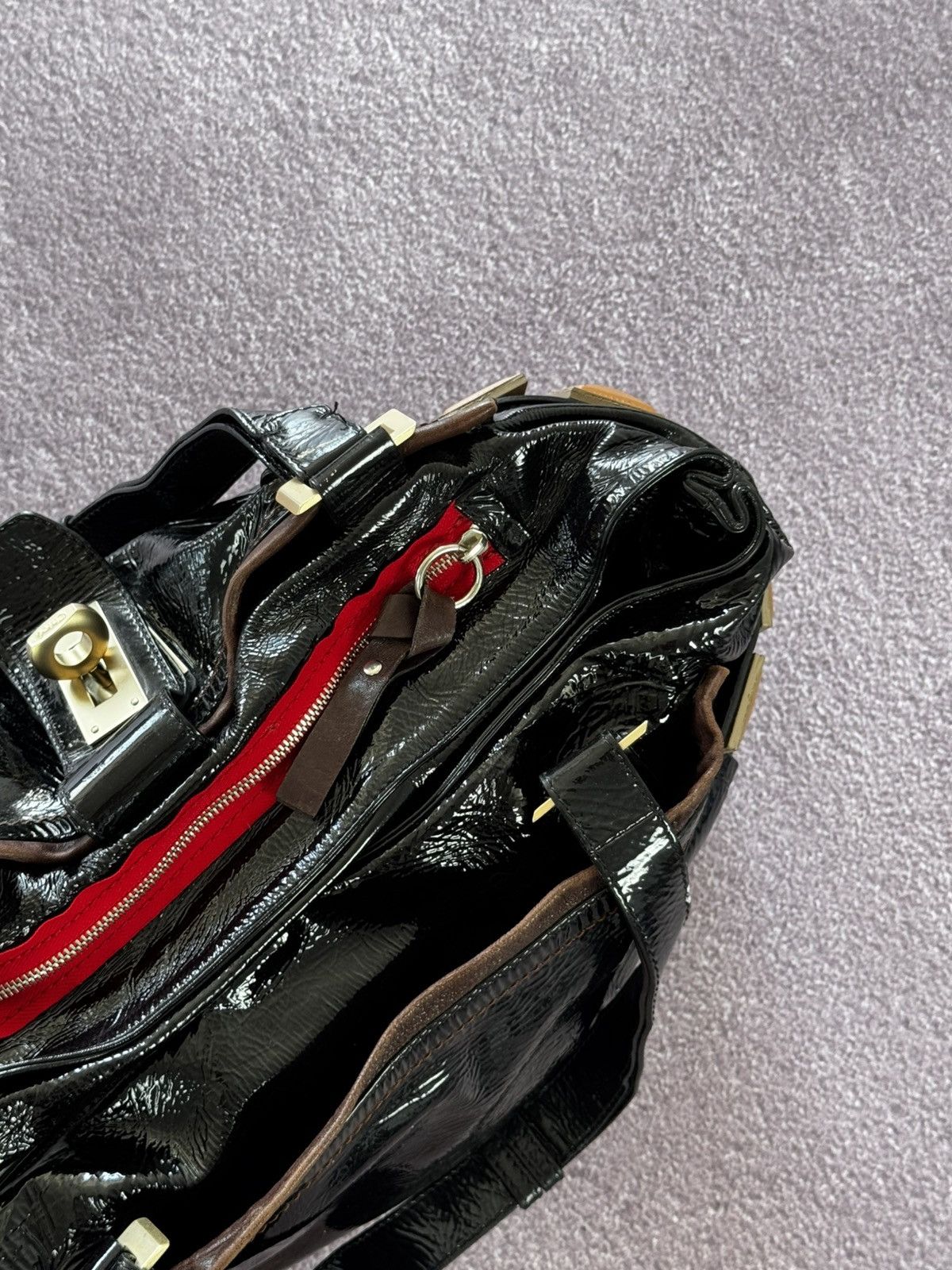 Chloe Chloe 00s Avant Garde Leather Audra Handle Bag Size ONE SIZE - 15 Thumbnail