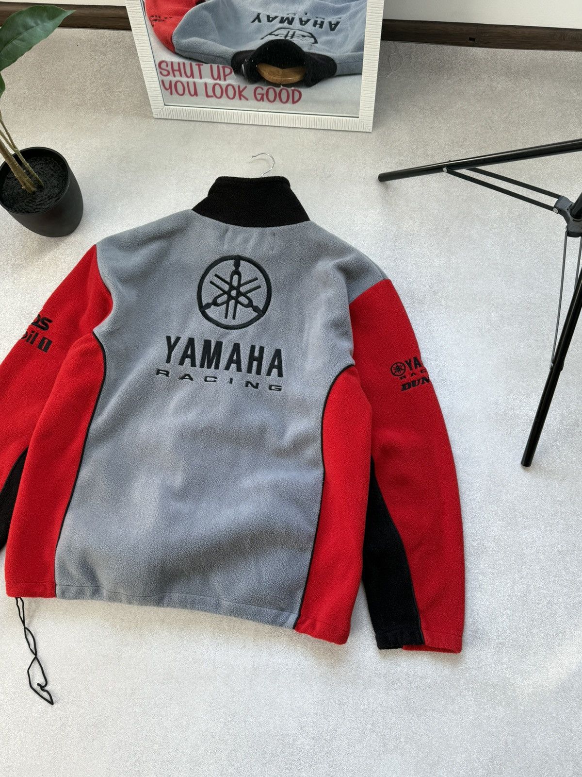 Yamaha YAMAHA VINTAGE RACING FLEECE FUL ZIP MOTORED MEN’S JACKET Size US XL / EU 56 / 4 - 11 Thumbnail