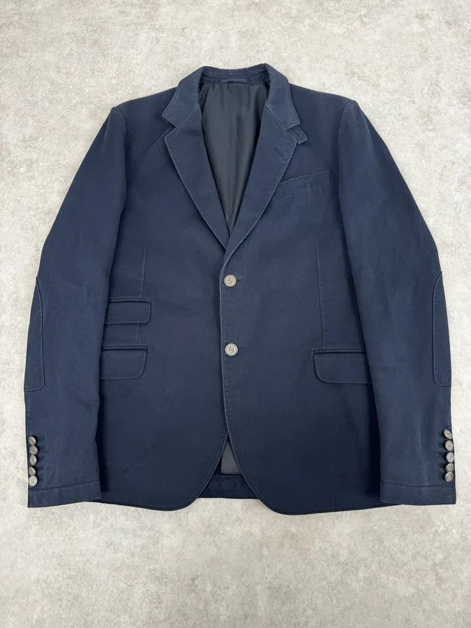 Gucci 2000s Gucci Navy Classy Blazer Jacket Size 42R - 1 Thumbnail