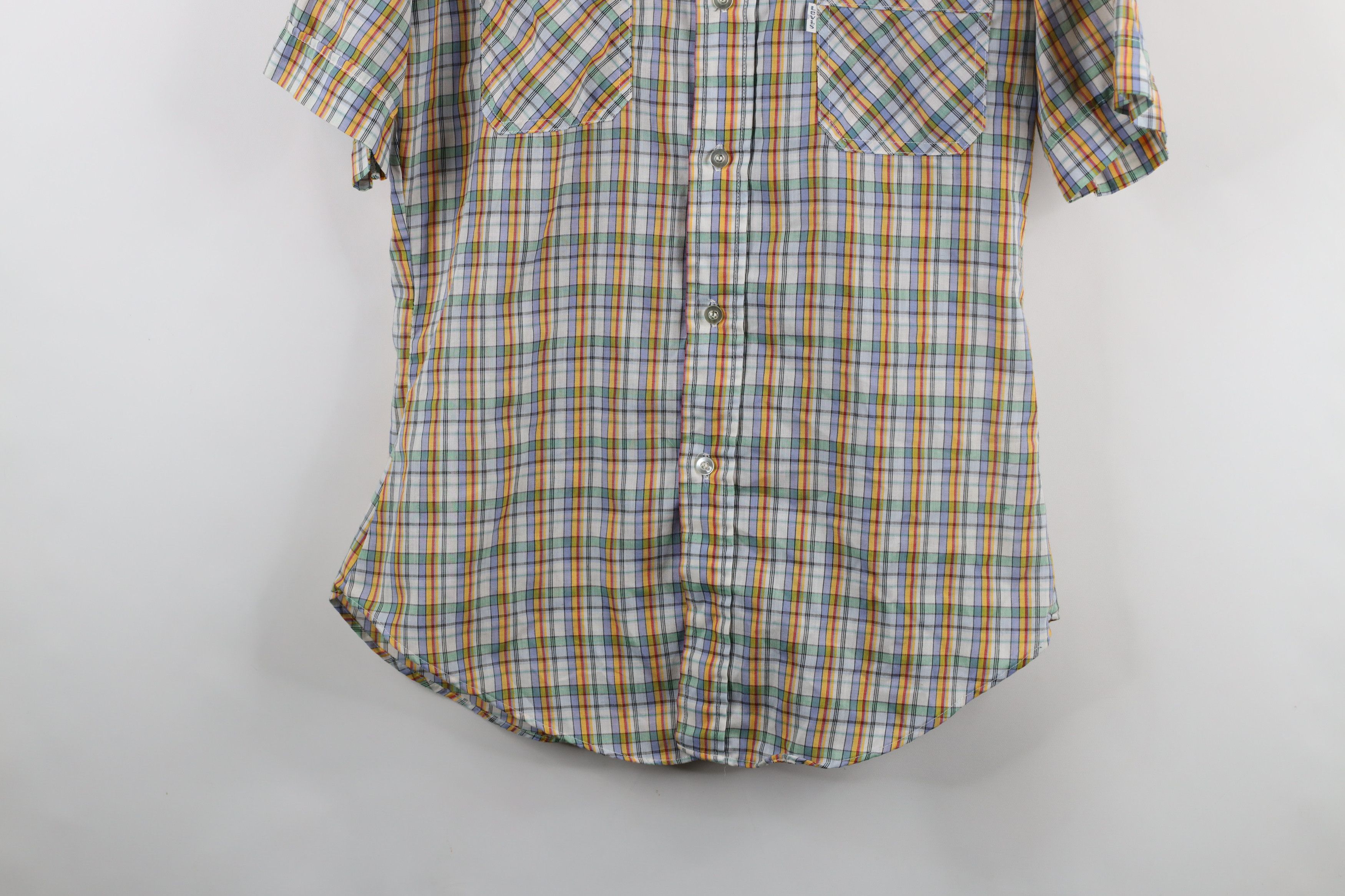 Levi's × Vintage Vintage 70s Levis Western Short Sleeve Button Shirt USA Size US M / EU 48-50 / 2 - 3 Thumbnail