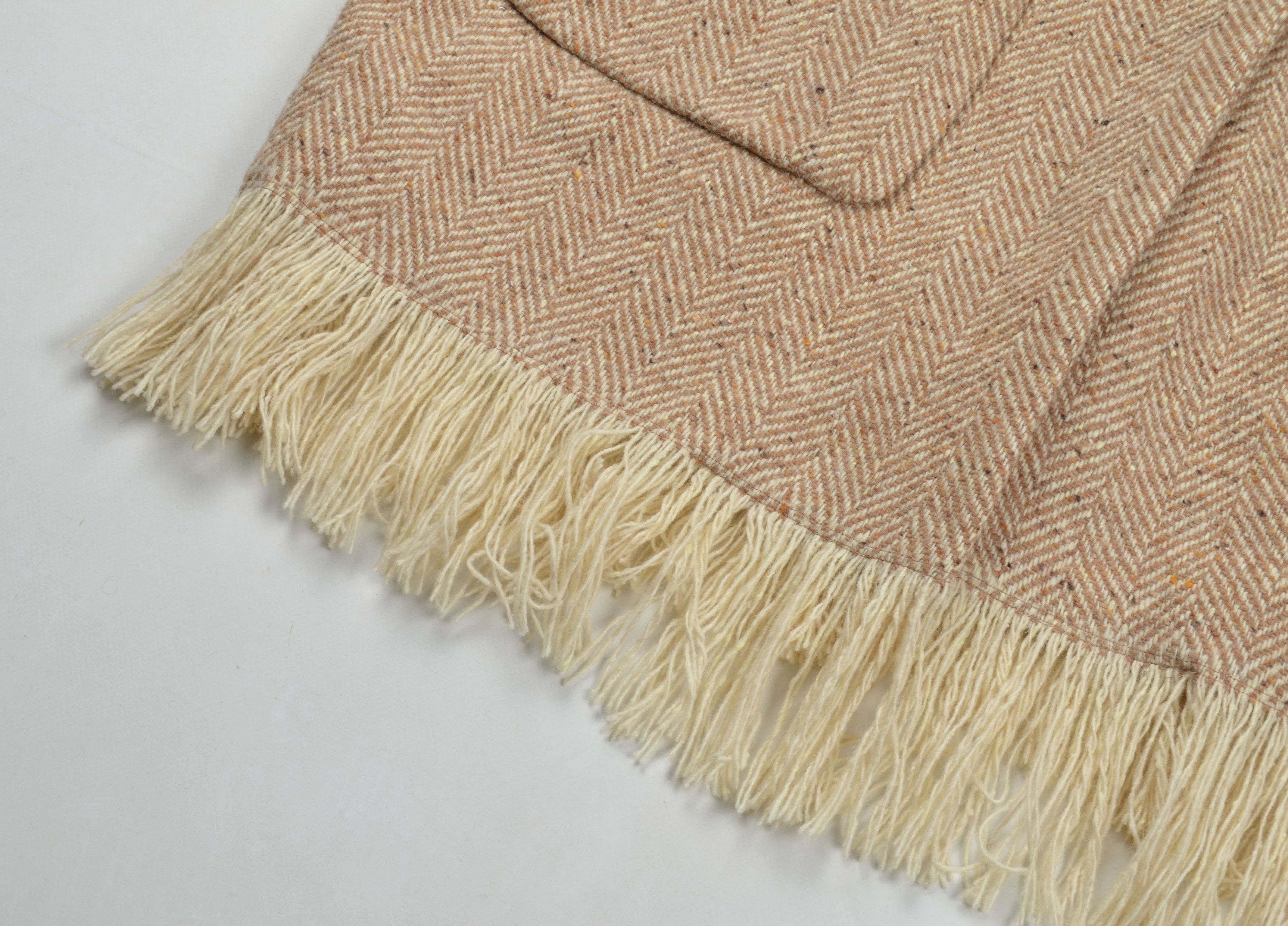 TWINSET Twinset Simona Barbieri Wool Blend Fringe Hem Oversized Coat Size L / US 10 / IT 46 - 8 Thumbnail