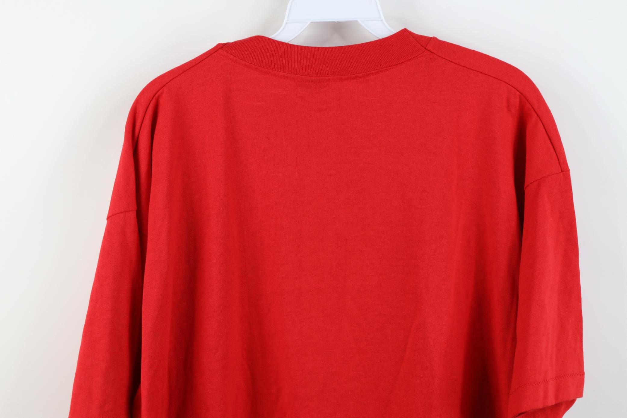Vintage Vintage 90s Streetwear I No Want No Bahamas T-Shirt Red USA Size US XL / EU 56 / 4 - 10 Thumbnail