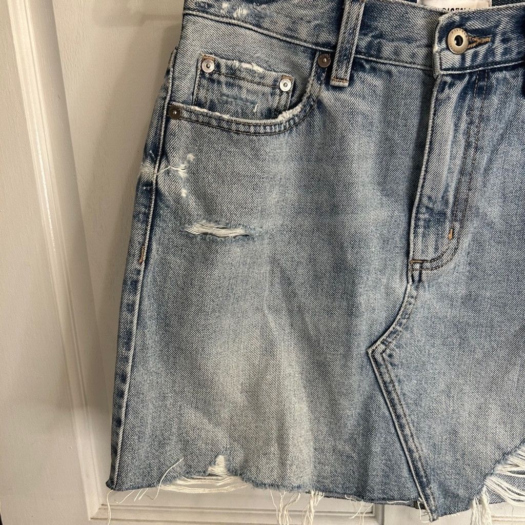 Pistola Women's Pistola Denim Skirt Size 27 Blue Size 27" / US 4 / IT 40 - 3 Thumbnail