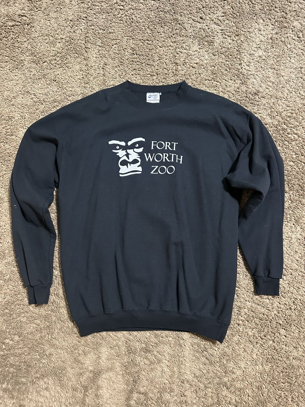 Gildan Vintage Dallas Texas “Fort Worth Zoo” sweater 00s size xl Size US XL / EU 56 / 4 - 1 Thumbnail