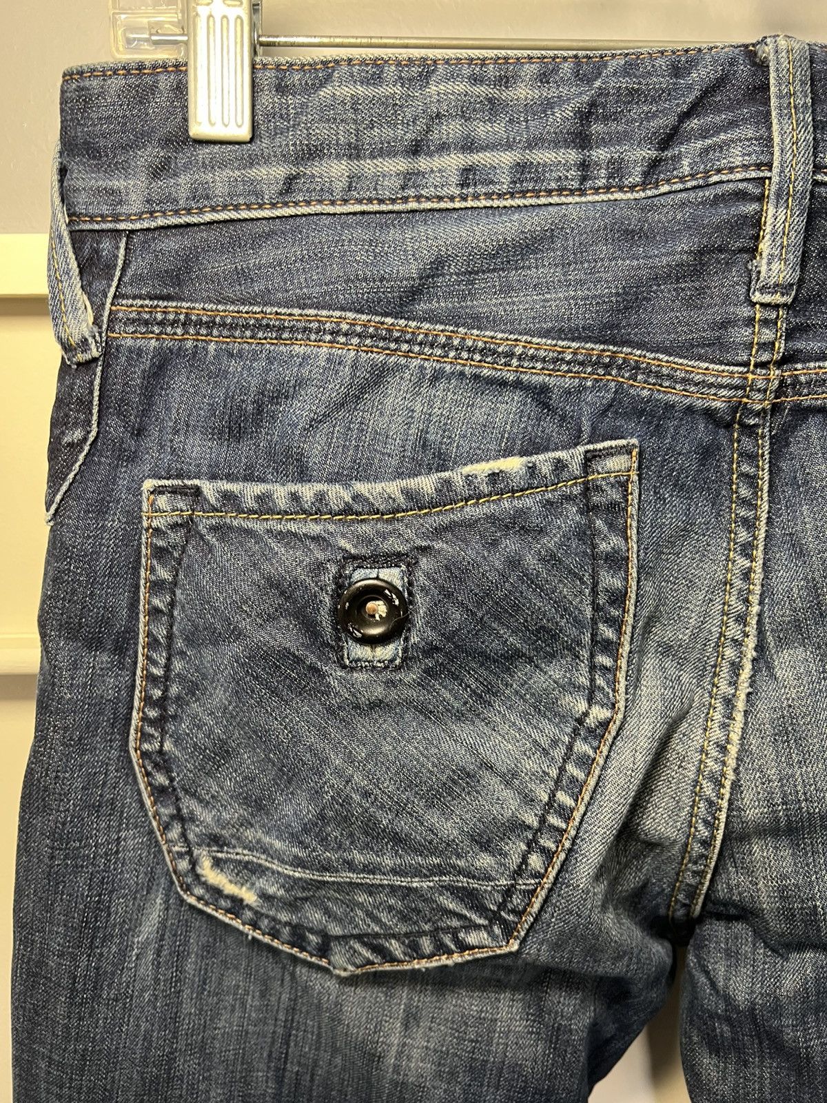 DENHAM Vintage Denham curved slim blue jeans Size US 29 - 6 Thumbnail
