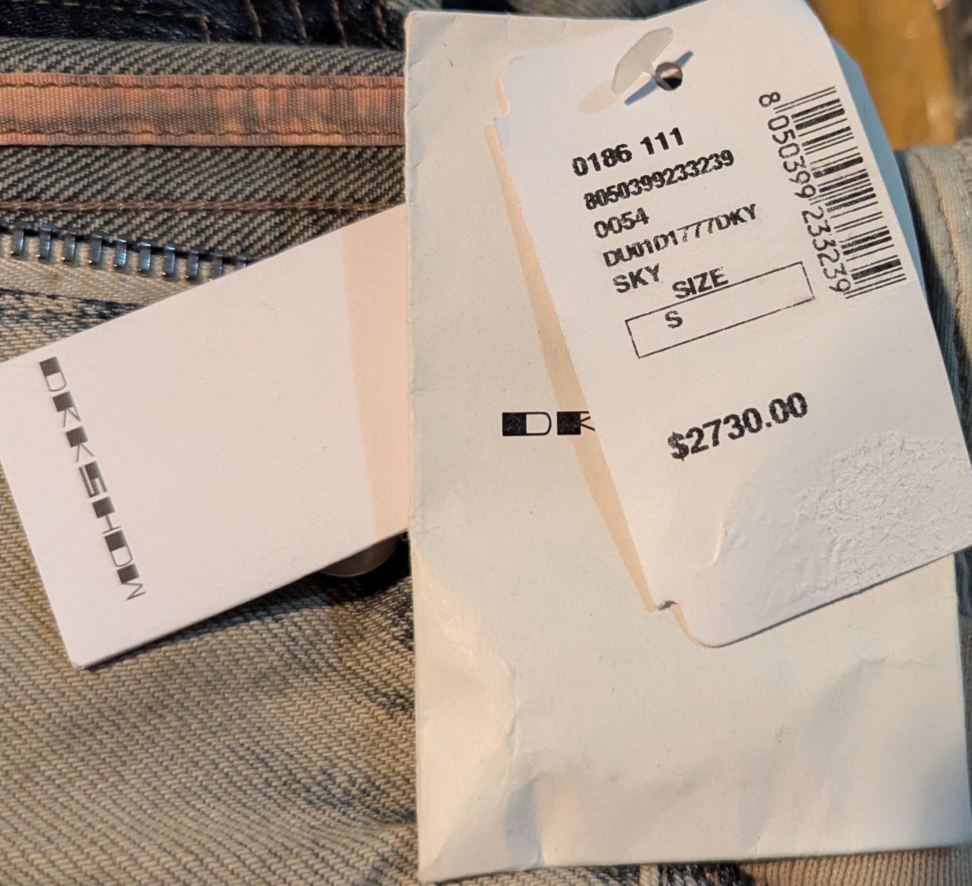 Rick Owens Drkshdw DRKSHDW Rick Owens "Sphinx" Bomber Jacket Sky Small Size US S / EU 44-46 / 1 - 10 Thumbnail
