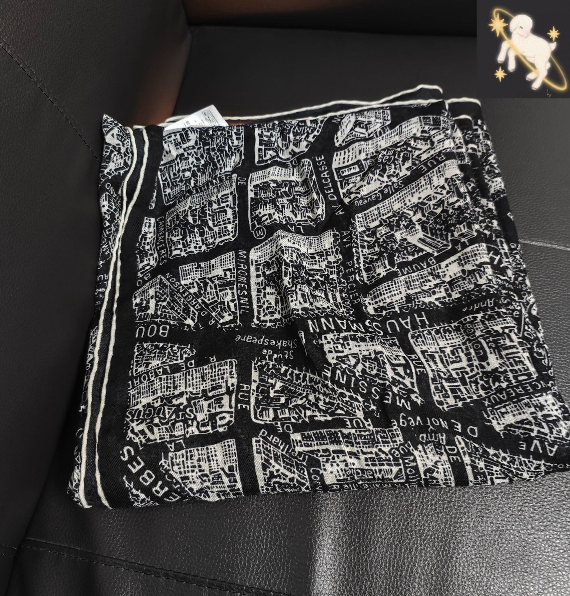 Dior Dior Black Scarf XS Men Size ONE SIZE - 1 Thumbnail