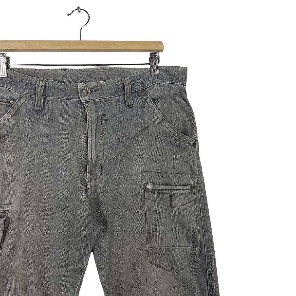 If Six Was Nine Japanase Brand Multipocket Ripped Cargo Pants Size US 36 / EU 52 - 5 Thumbnail