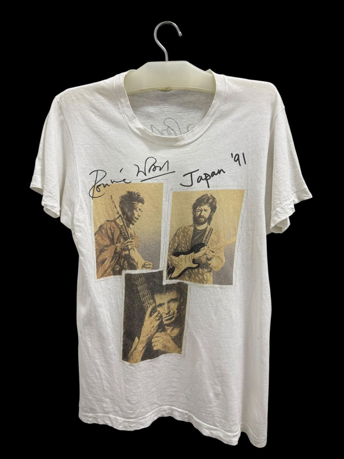 Band Tees ART COLLECTION ERIC CLAPTON JIMMY HENDRIX KEITH RICHARDS T Size US S / EU 44-46 / 1 - 1 Thumbnail
