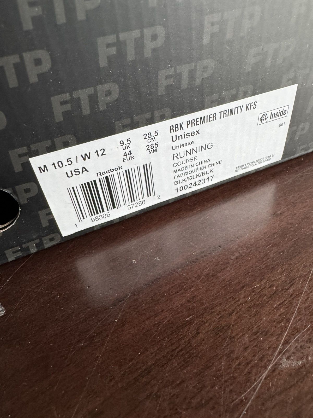 Fuck The Population FTP Reebok Premier Trinity KFS Black Size US 10.5 / EU 43-44 - 10 Thumbnail