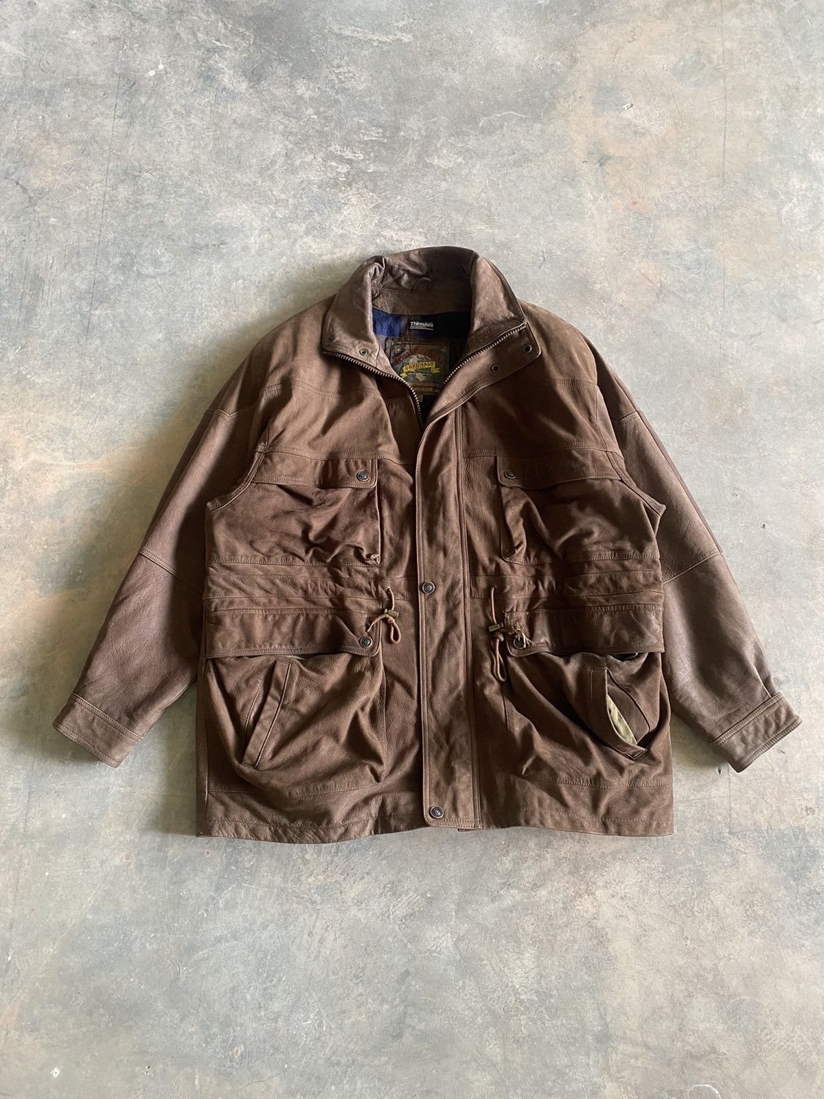 Vintage VINTAGE WILSONS LEATHER PARKA JACKET WINTER PUNK GRUNGE LGB Size US L / EU 52-54 / 3 - 2 Thumbnail