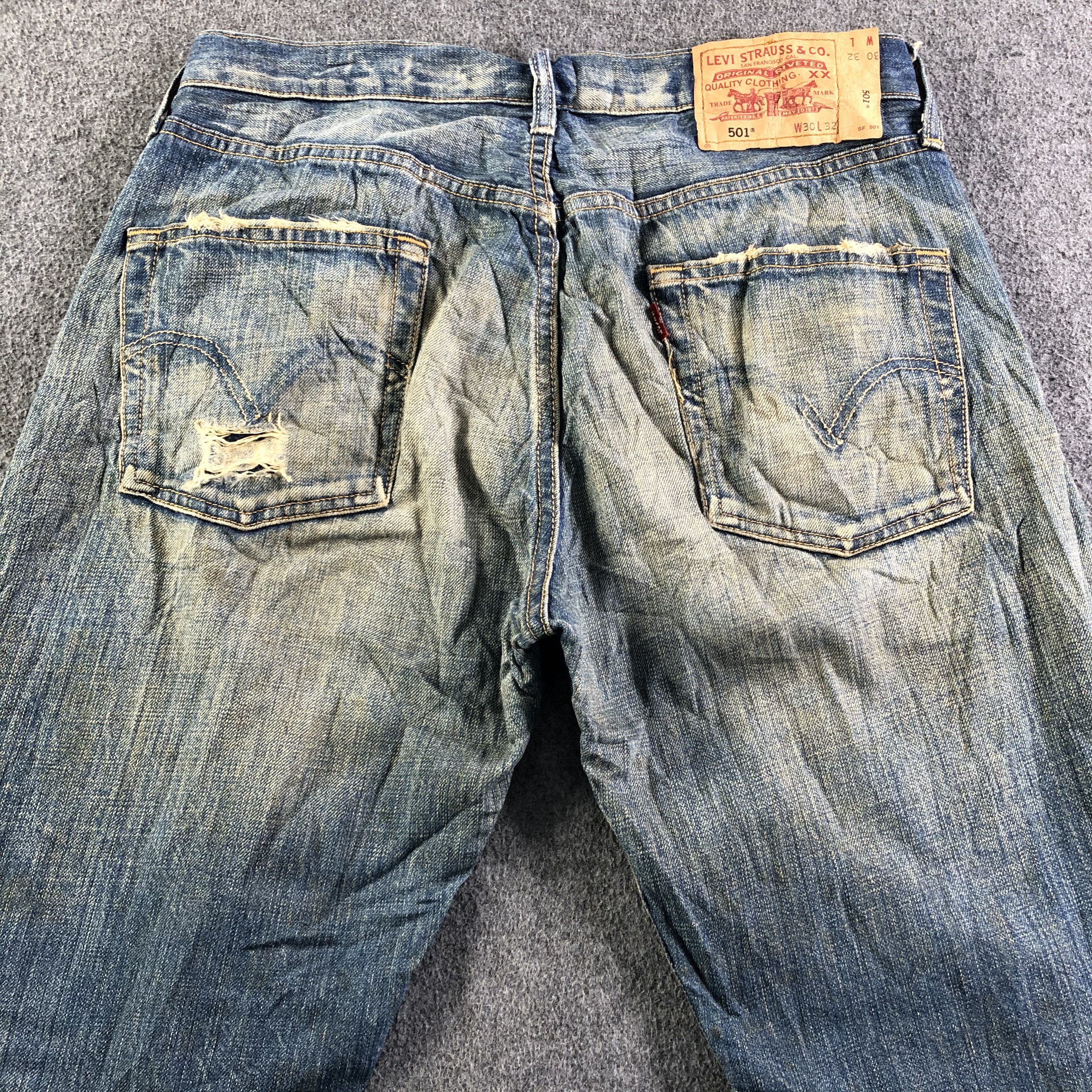 Levi's Vintage 90s Levis 501 Jeans-J3888 Size US 30 / EU 46 - 4 Thumbnail