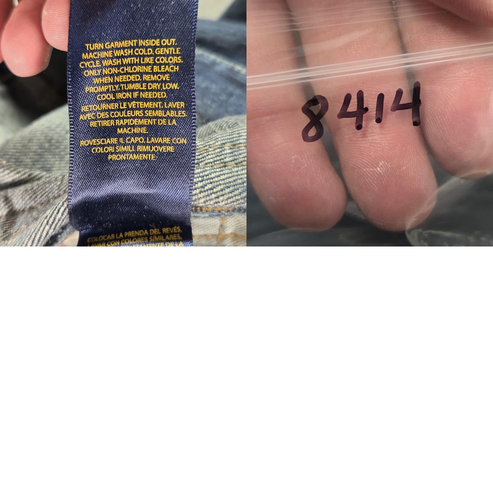 Polo Ralph Lauren Polo Ralph Lauren Jeans Mens 33x32 Blue Med Wash Slim Straight Denim Pocket Logo Distressed Wintry? Size US XS / EU 42 / 0 - 11 Thumbnail