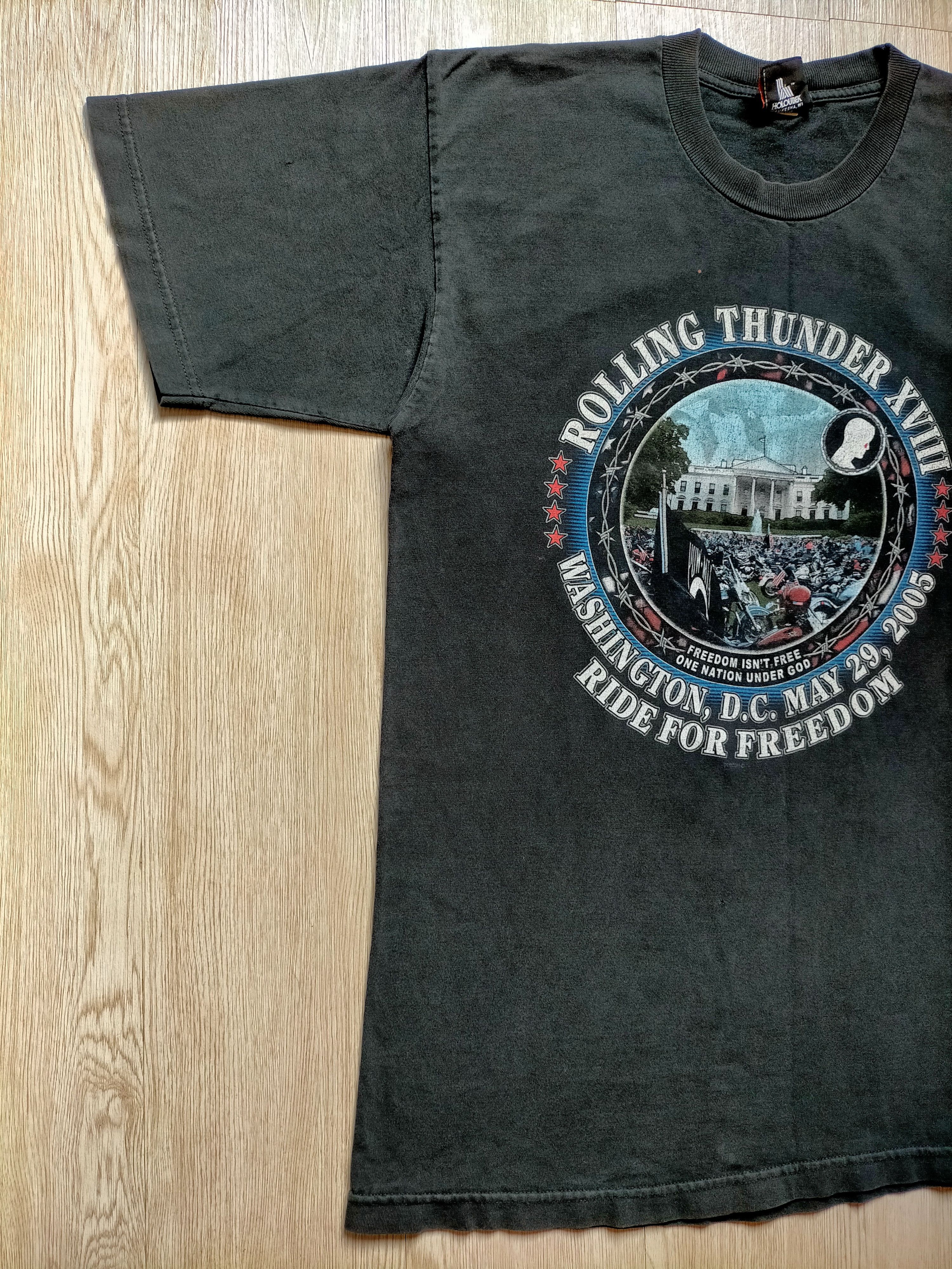 Harley Davidson Vintage 2005 Harley Davidson Black Tee Size US L / EU 52-54 / 3 - 7 Thumbnail