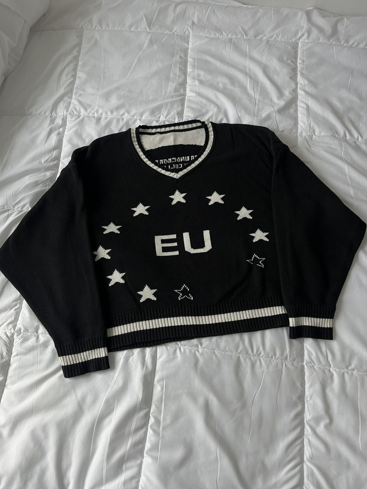 ERA WORLDWIDE Europe Skull sweater reversible