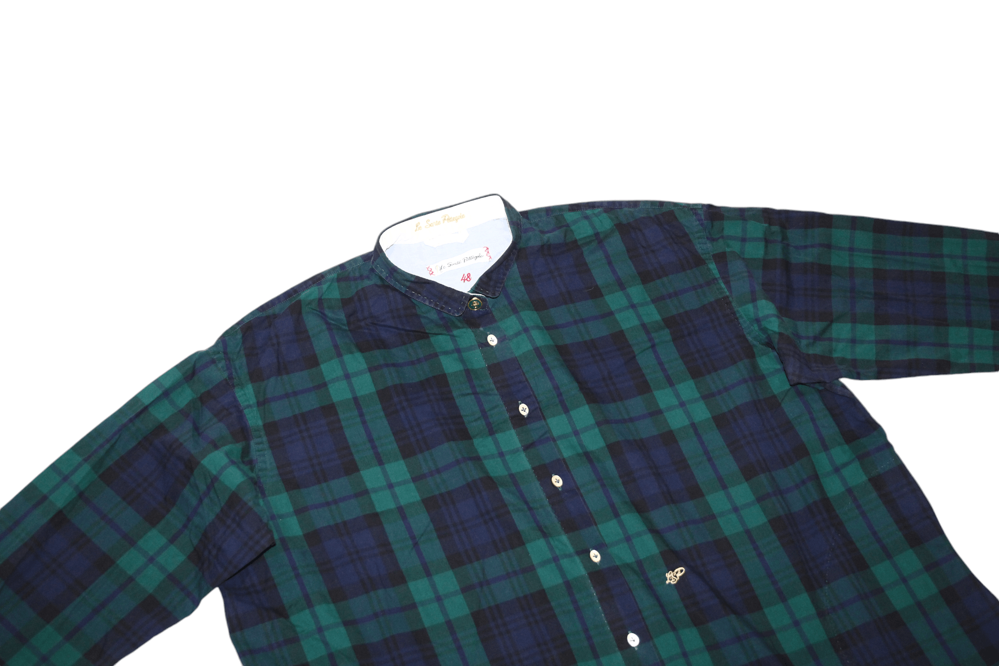 Other Le Sarte Pettegole Checkered Poplin Cotton Casual Shirt Size XL / US 12-14 / IT 48-50 - 4 Thumbnail
