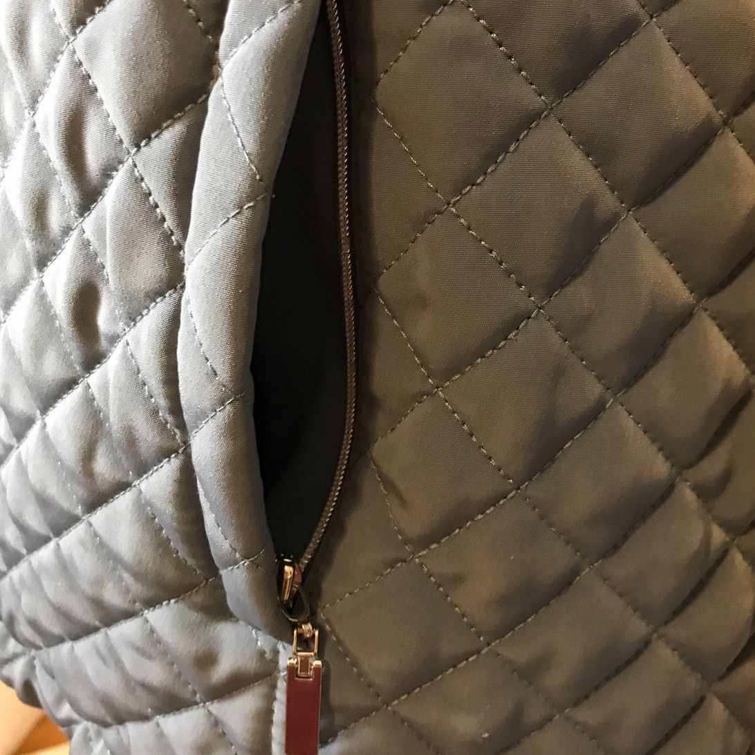 Worthington Worthington Blue High Neck Long Sleeve Puffer Jacket M Size L / US 10 / IT 46 - 8 Thumbnail