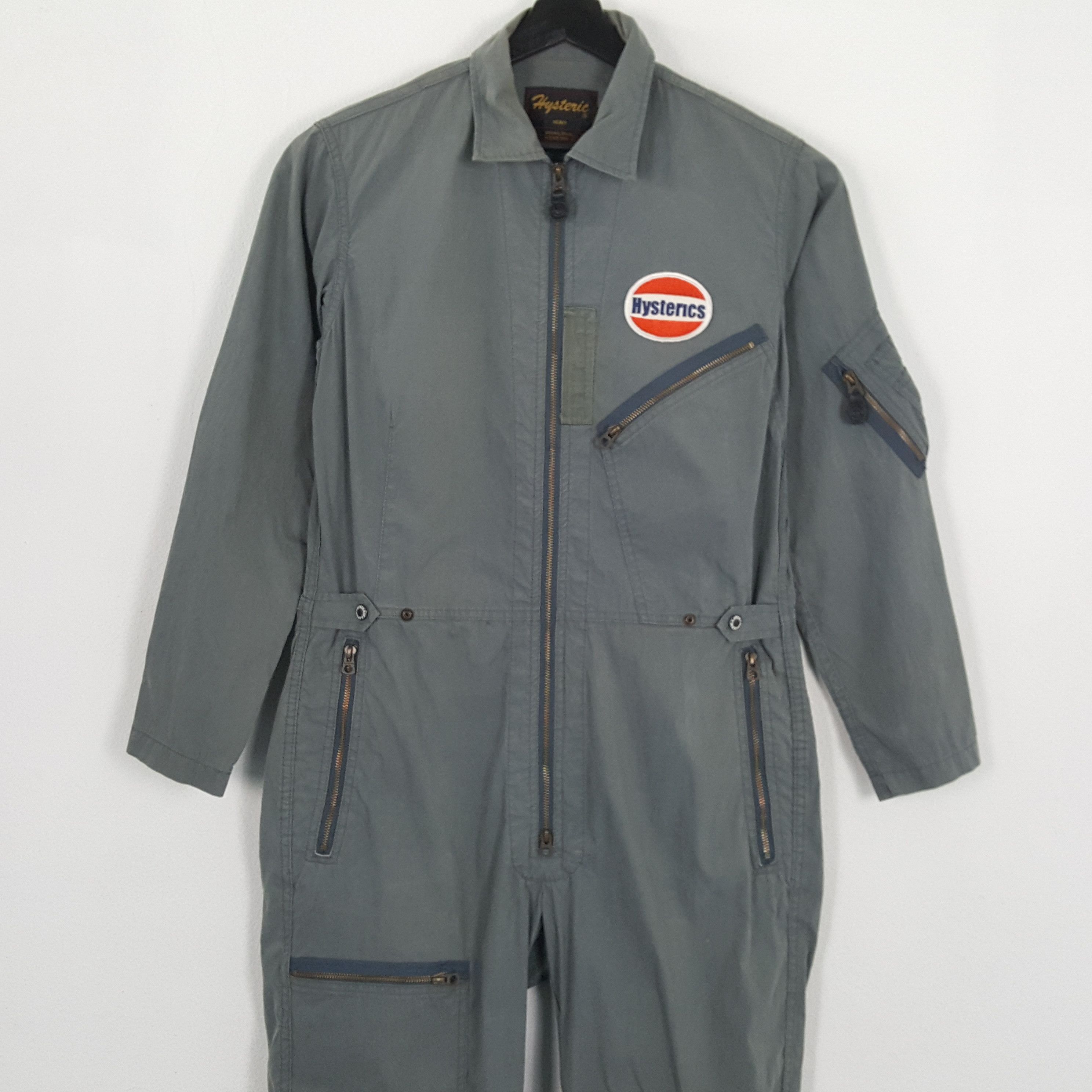 Hysteric Glamour × Japanese Brand × Vintage HYSTERIC GLAMOUR Workwear Style Custom Art Coverall Jacket Size US M / EU 48-50 / 2 - 5 Thumbnail