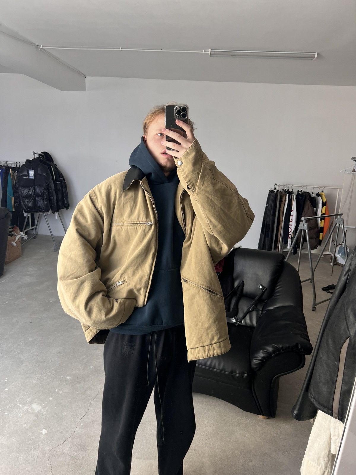 Balenciaga Balenciaga Worker Jacket Canvas Size US L / EU 52-54 / 3 - 23 Thumbnail
