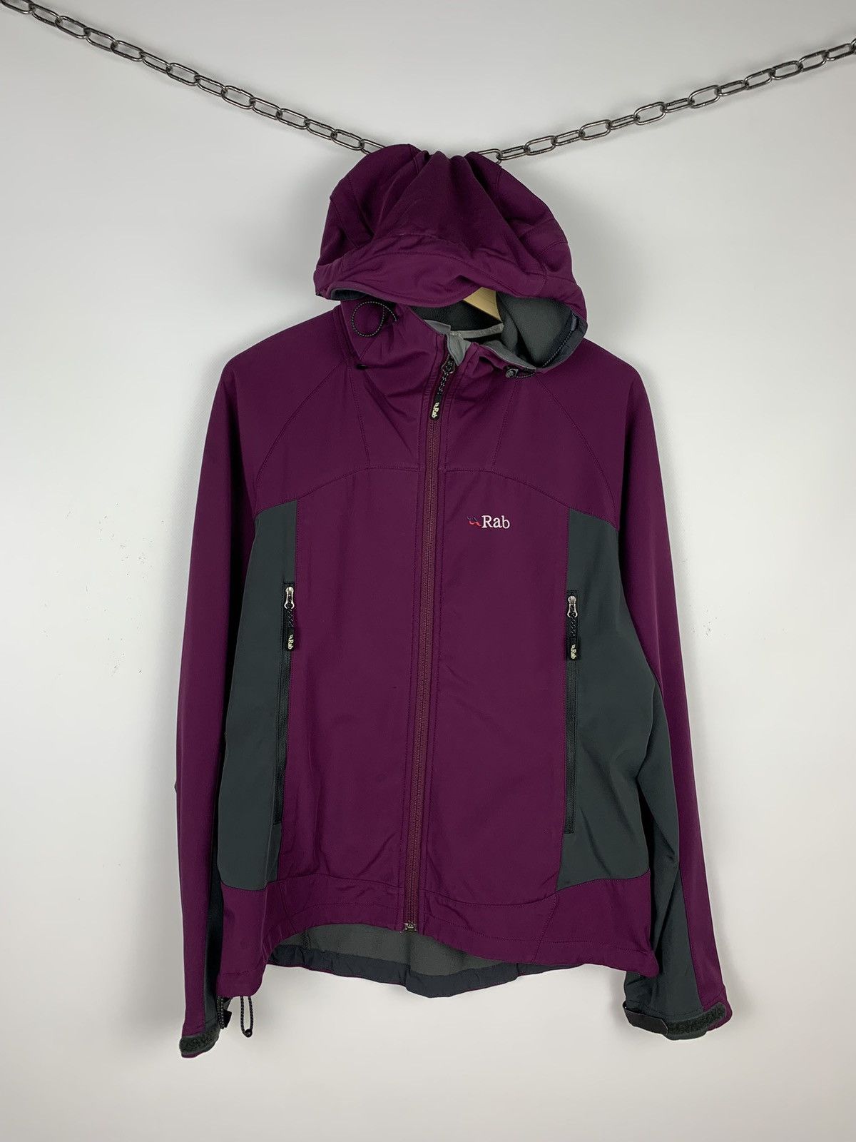 Rab Rab Wmns Baltoro Alpine Full Zip Jacket Size M Purple Size M / US 6-8 / IT 42-44 - 1 Thumbnail