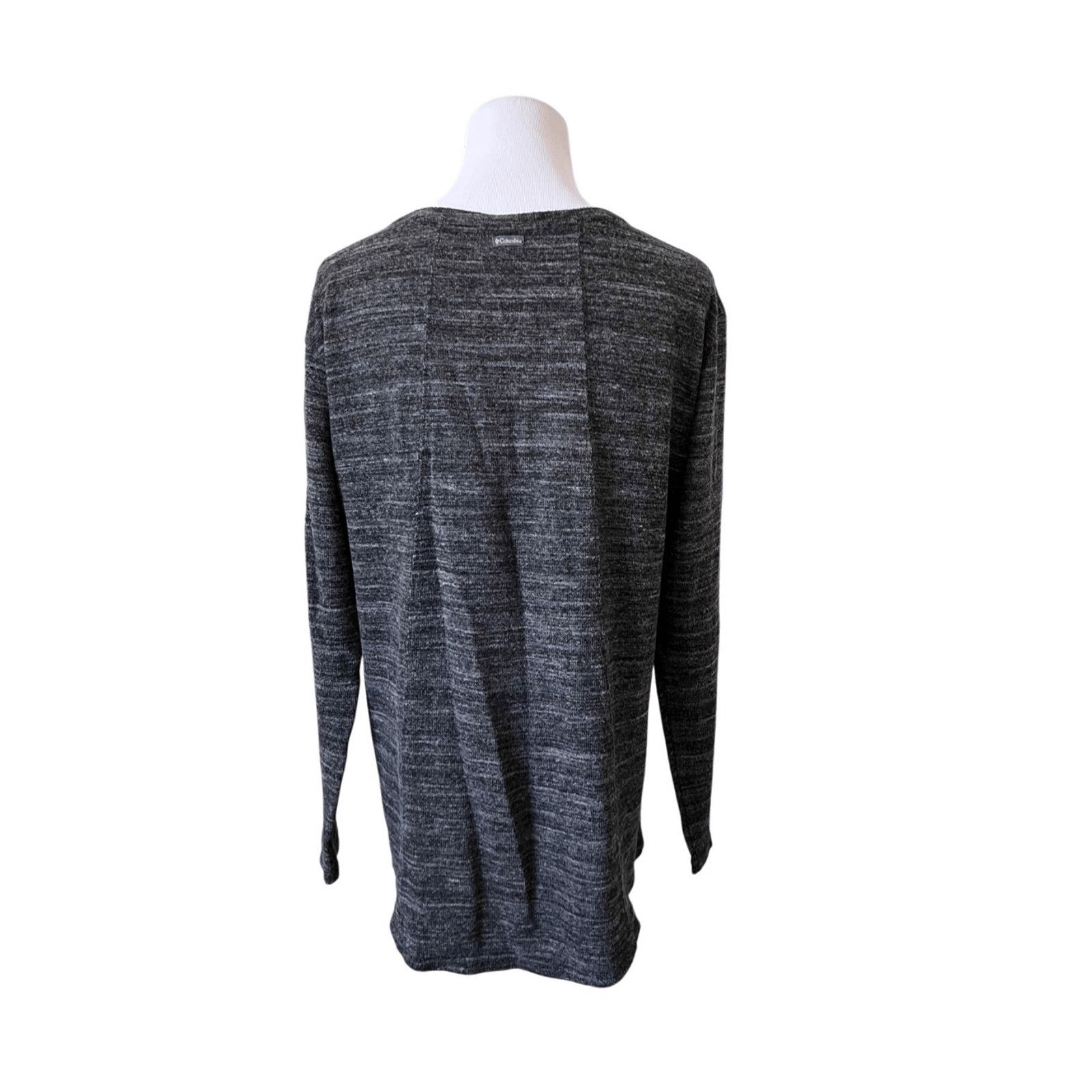 Columbia Columbia Hearth Pullover LS Charcoal Gray Top Shirt LARGE Size L / US 10 / IT 46 - 3 Thumbnail