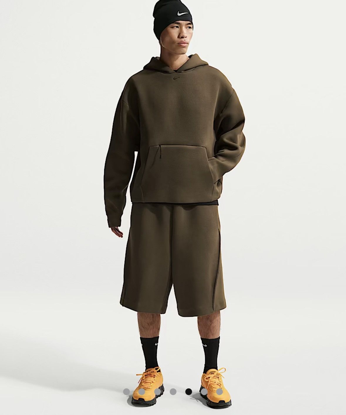 Nike Nike Tech Heavyweight Oversized Cropped Hoodie Size US S / EU 44-46 / 1 - 5 Thumbnail