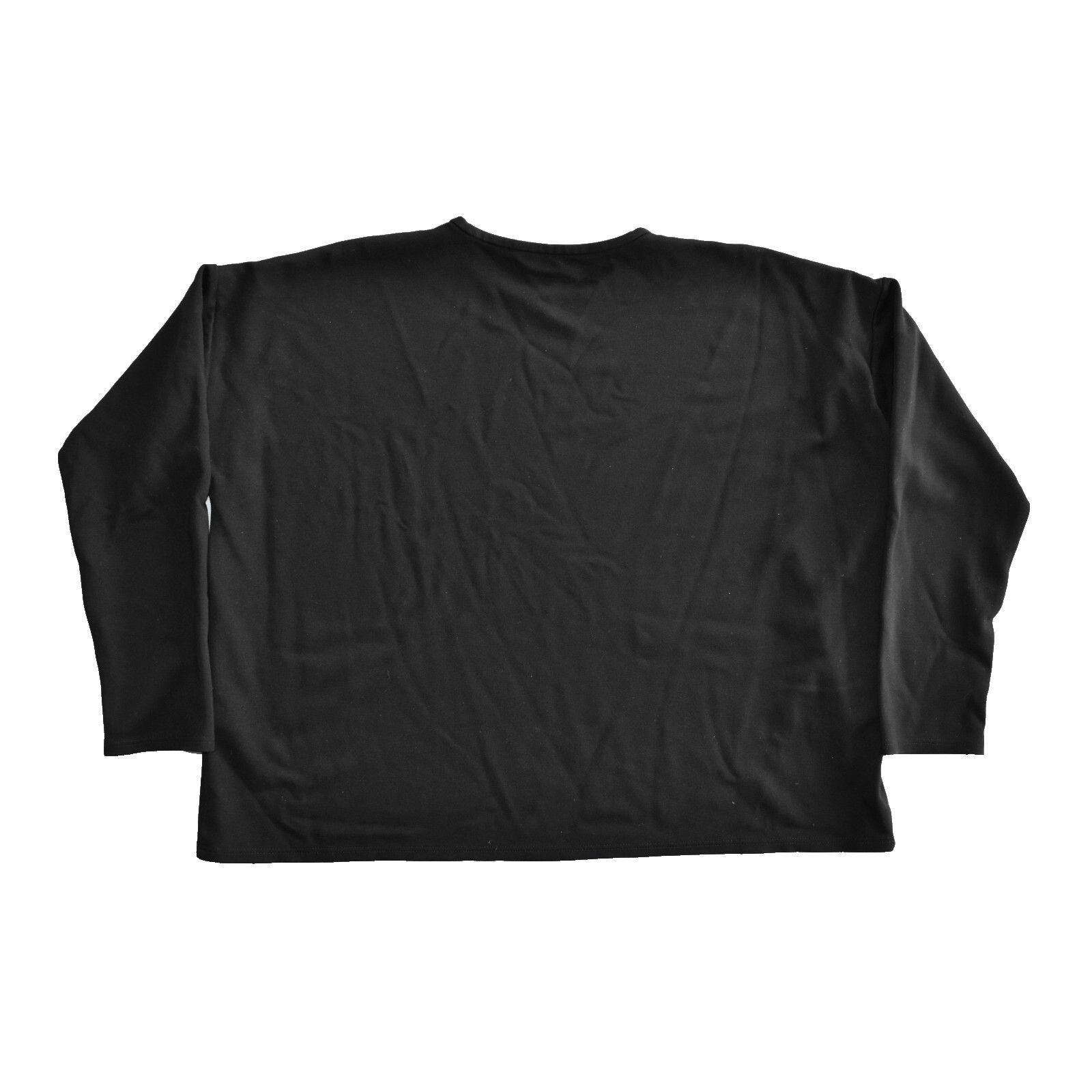 Eileen Fisher EILEEN FISHER Black Tencel Crewneck Relaxed Fit Top Size XS Size XS / US 0-2 / IT 36-38 - 2 Thumbnail