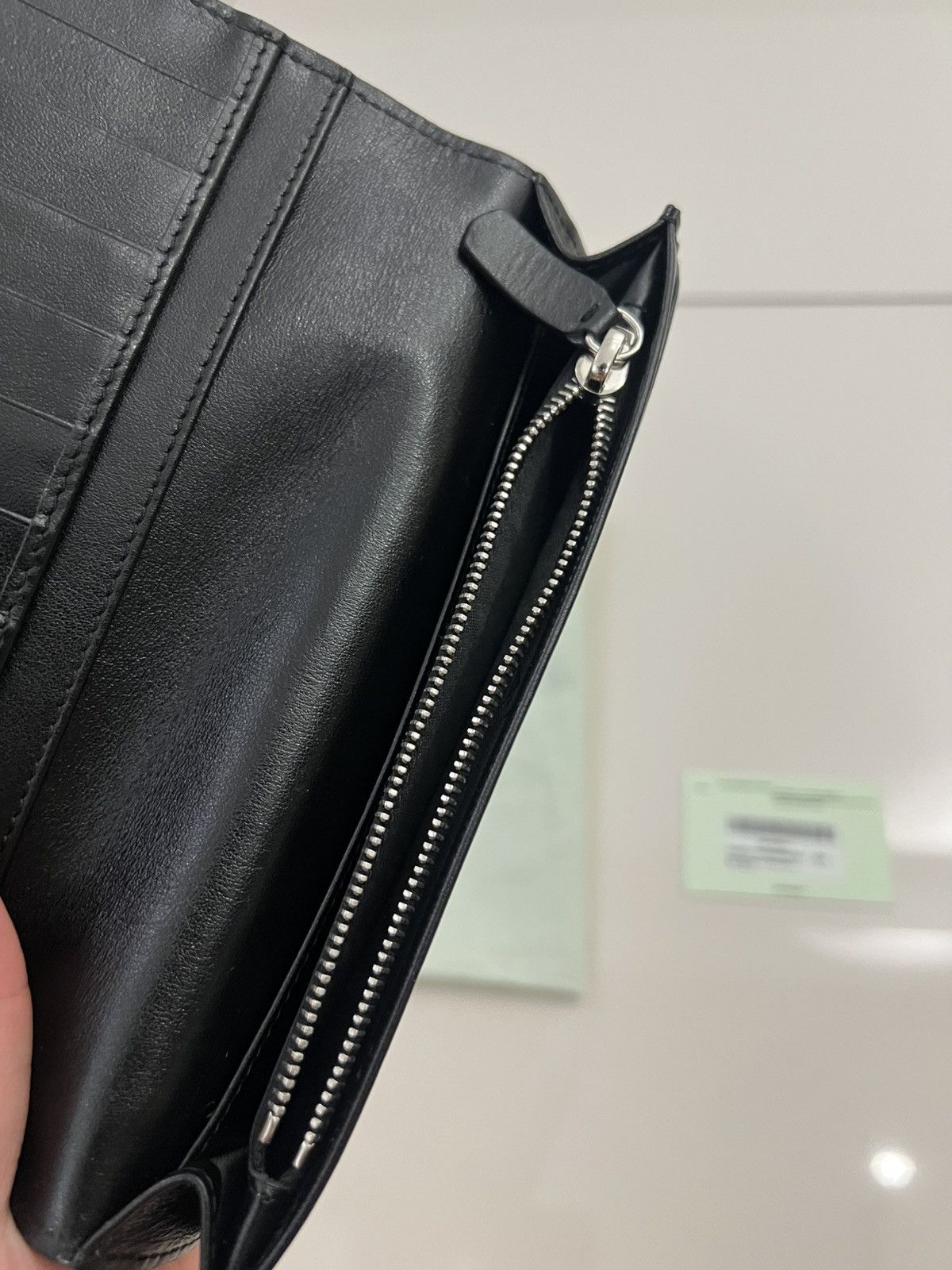 Off-White Off White Diagonal Long Wallet Black Size ONE SIZE - 8 Thumbnail