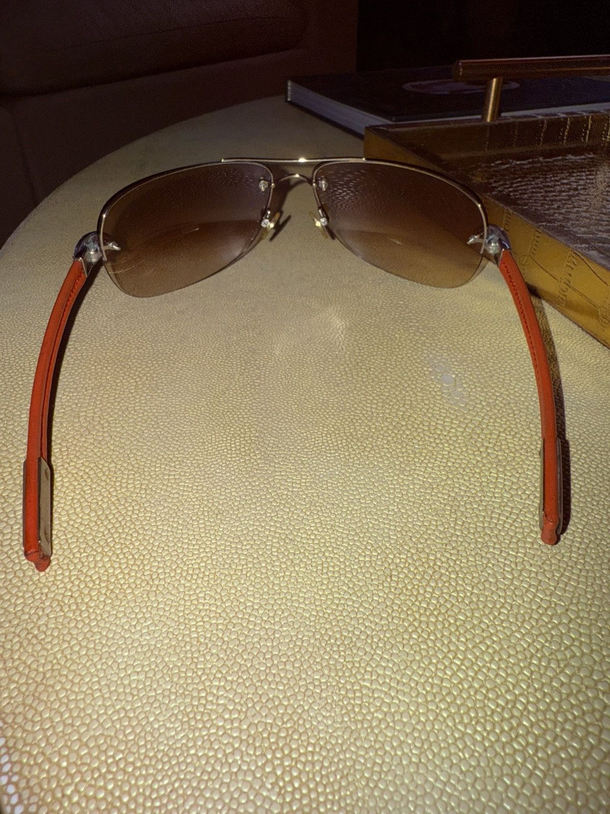 Chrome Hearts Chrome, heart classic oval sunglasses Size ONE SIZE - 8 Thumbnail