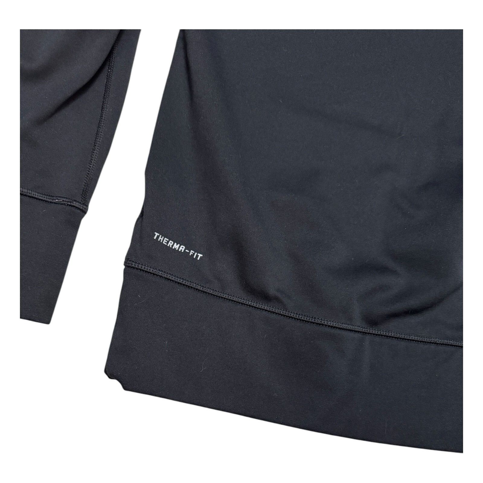 Nike NIKE THERMAFIT Swoosh Activewear Black Hoodie Small Size S / US 4 / IT 40 - 6 Thumbnail