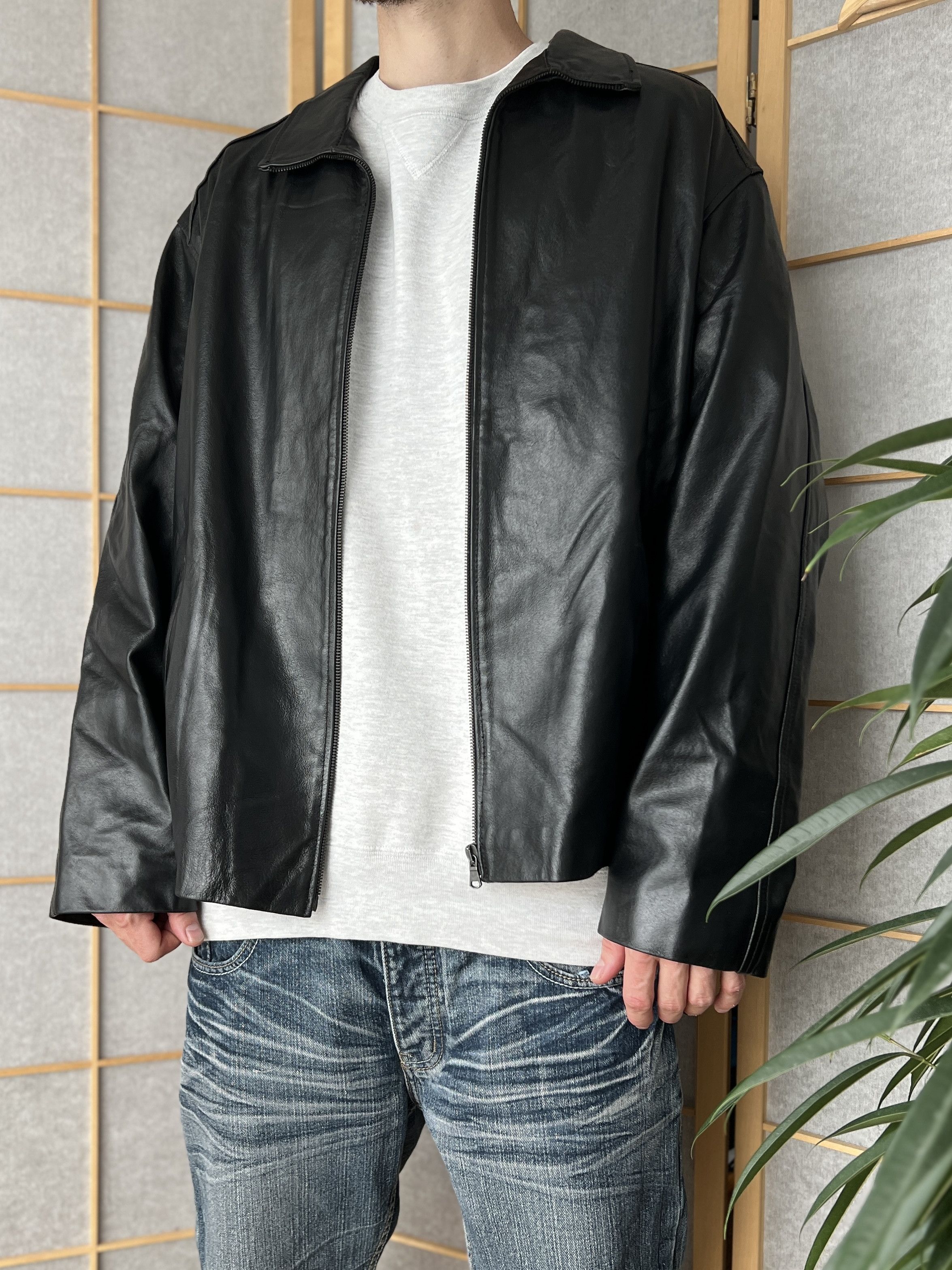 fur leather down opium 短丈 Opium Dark Leather Pants | Limited Edition | Fūga