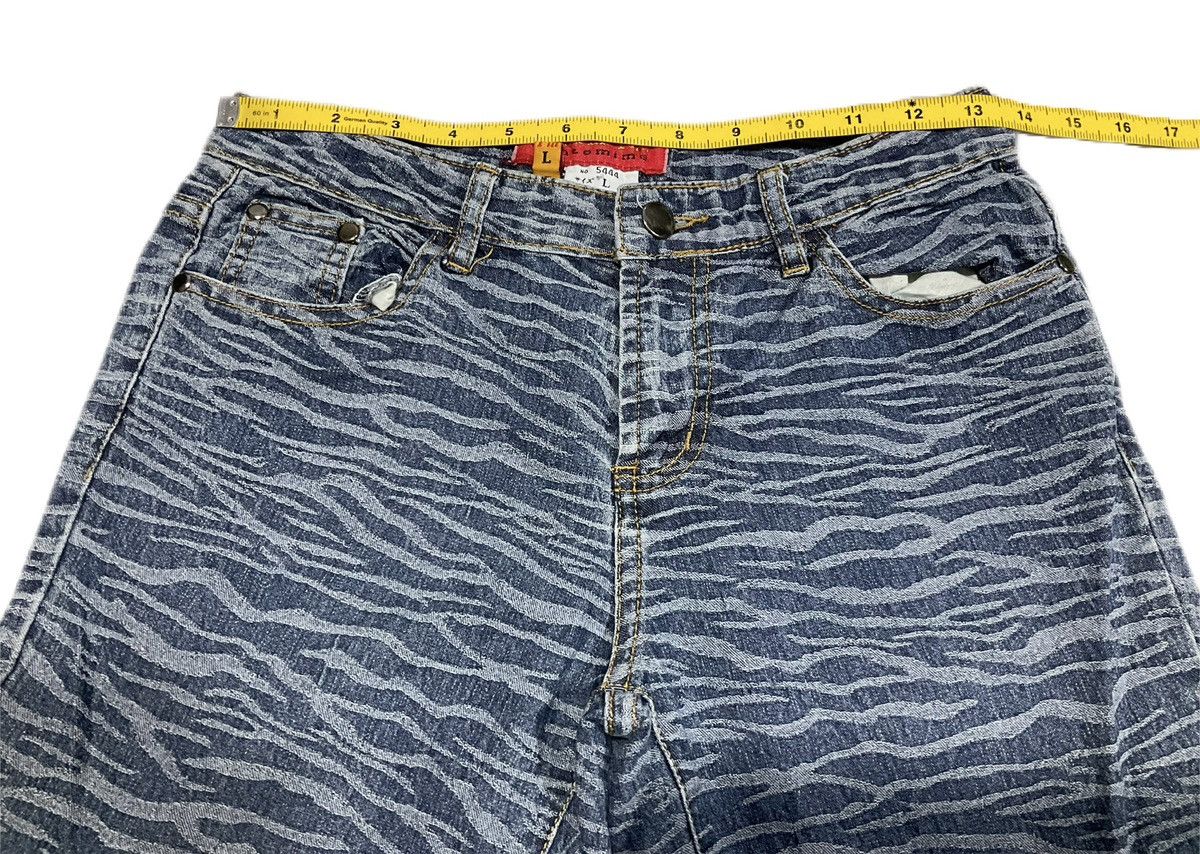Hysteric Glamour × Japanese Brand × Seditionaries 🔥Sick Y2K Pantomine Flared Denim Tiger Printed Size US 29 - 11 Thumbnail