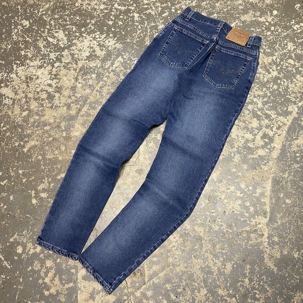 Japanese Brand × Levi's × Vintage Vintage Levis 550 Blue Lyora Denim Jeans USA 90s Size US 26 / EU 42 - 2 Thumbnail