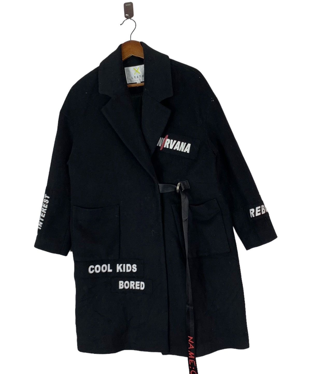 Designer VINTAGE NIRVANA COSTUME MADE GRUNCH COAT Size US M / EU 48-50 / 2 - 2 Thumbnail