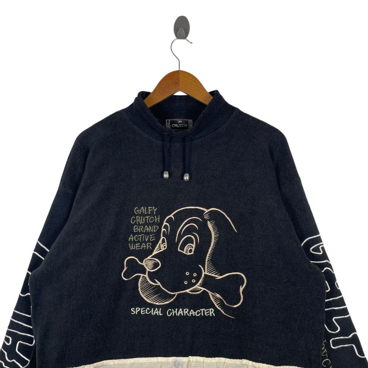 Vintage Galfy Crutch Turtle Neck Fleece Pullover Size US XL / EU 56 / 4 - 2 Thumbnail