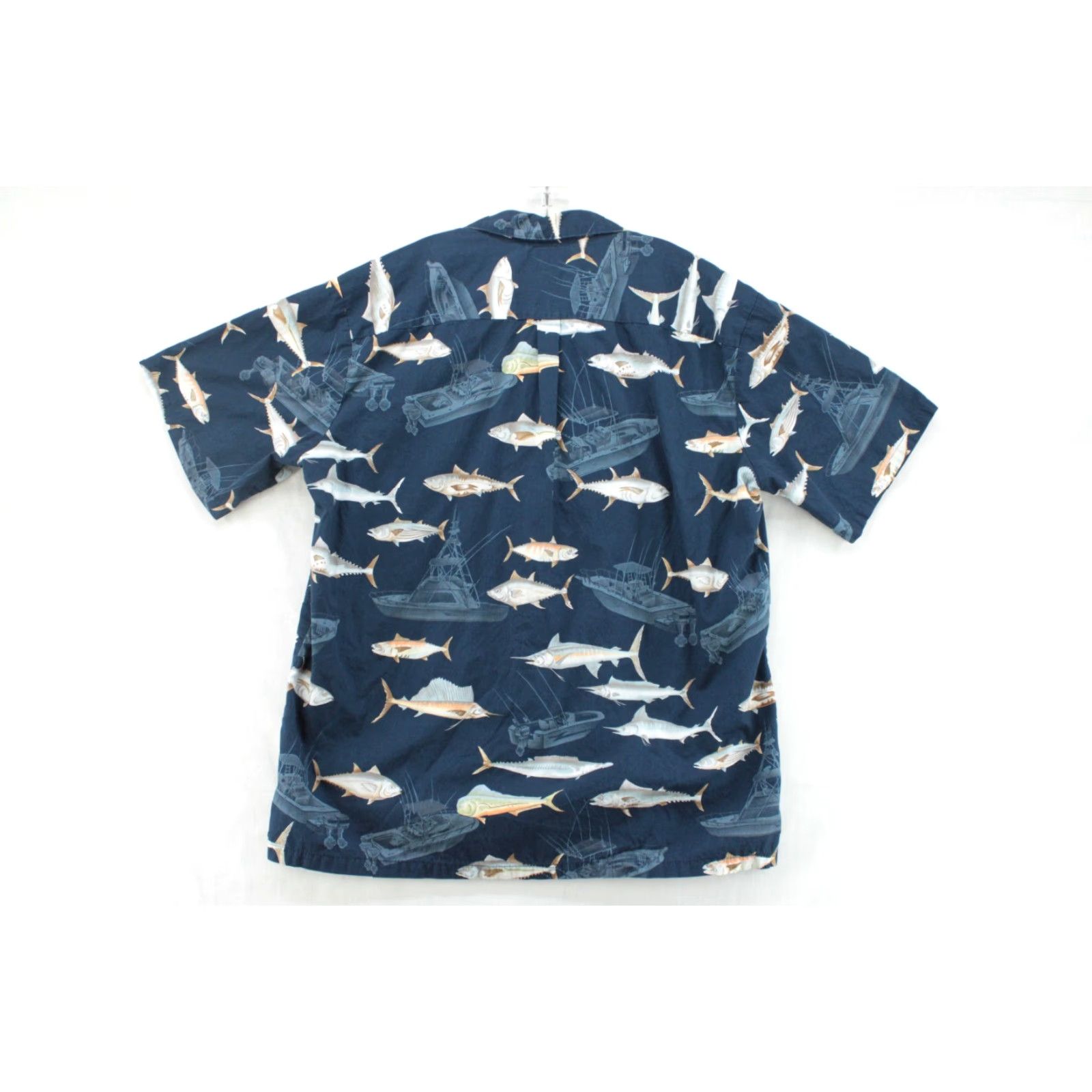 Hilo Hattie VINTAGE Hilo Hattie Shirt Men’s 2XL Blue Hawaiian Vacation Fishing Boats Short Sleeve Shirt Size US XXL / EU 58 / 5 - 6 Thumbnail