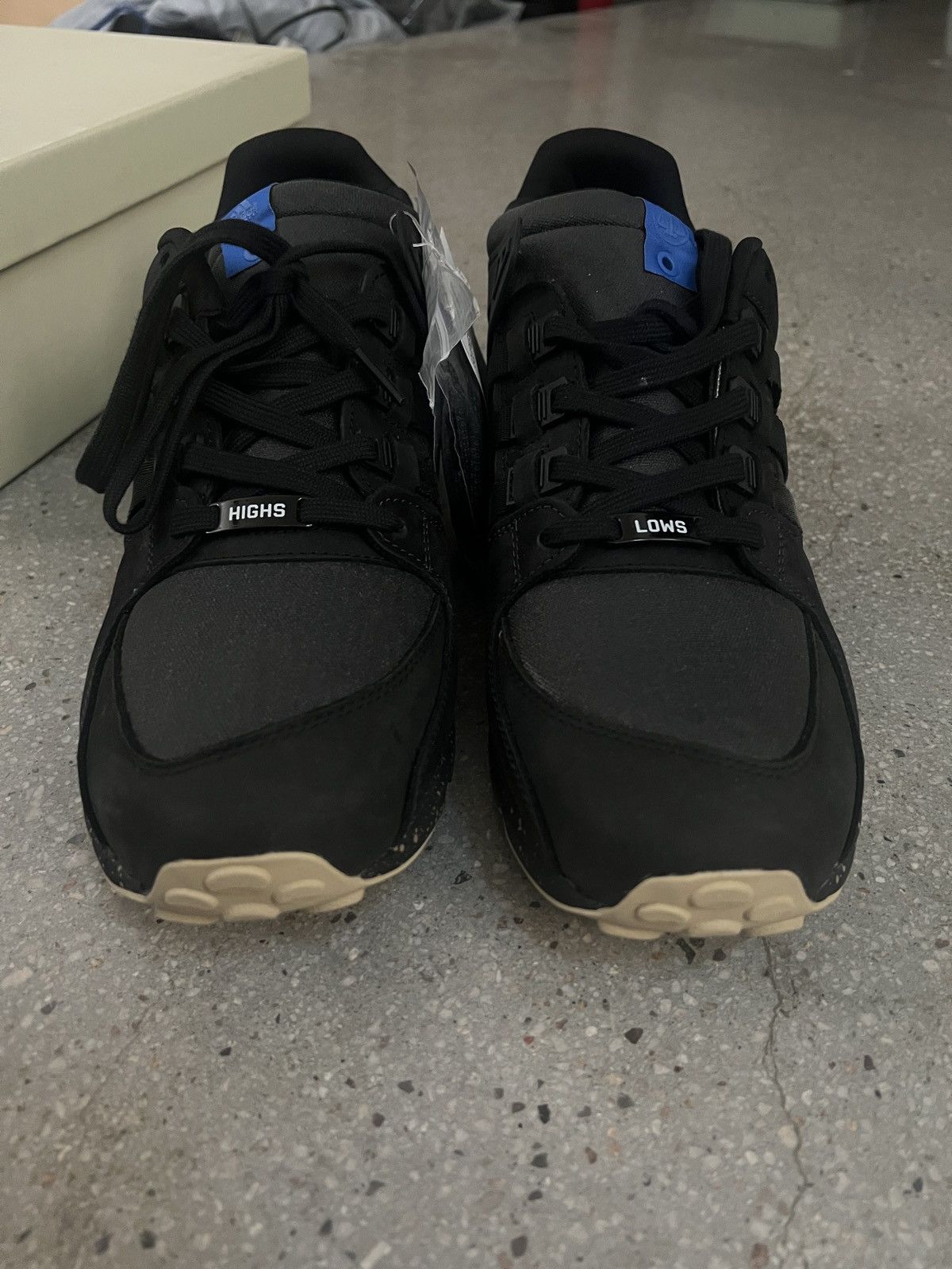 Adidas × HAL Studios Adidas Consortium x HAL EQT Running Core Black / Matte Gold Size US 12 / EU 45 - 1 Thumbnail