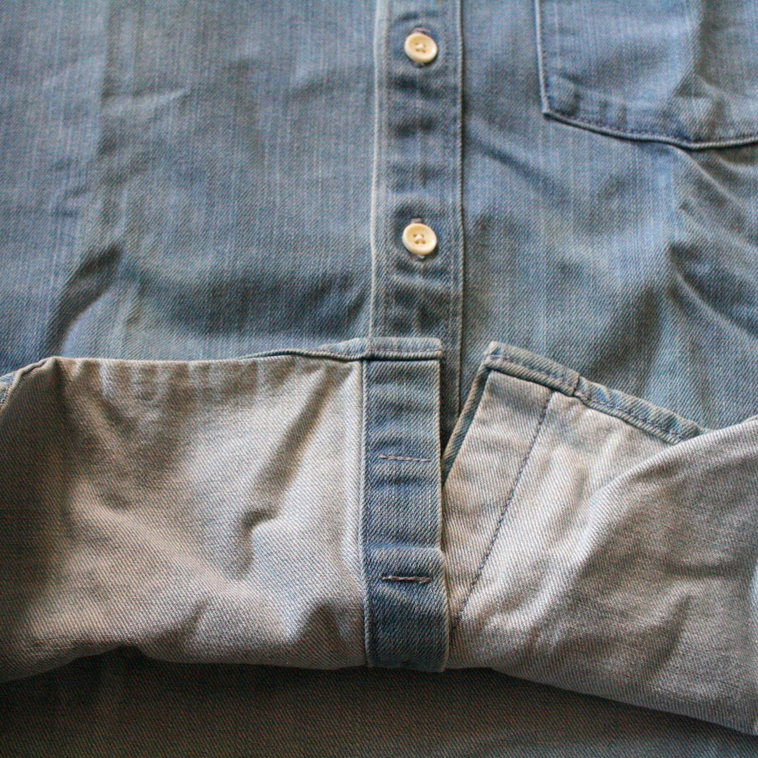 Other Light Wash Chambray BD Work Shirt — Repro Americana Workwear Size US XS / EU 42 / 0 - 3 Thumbnail