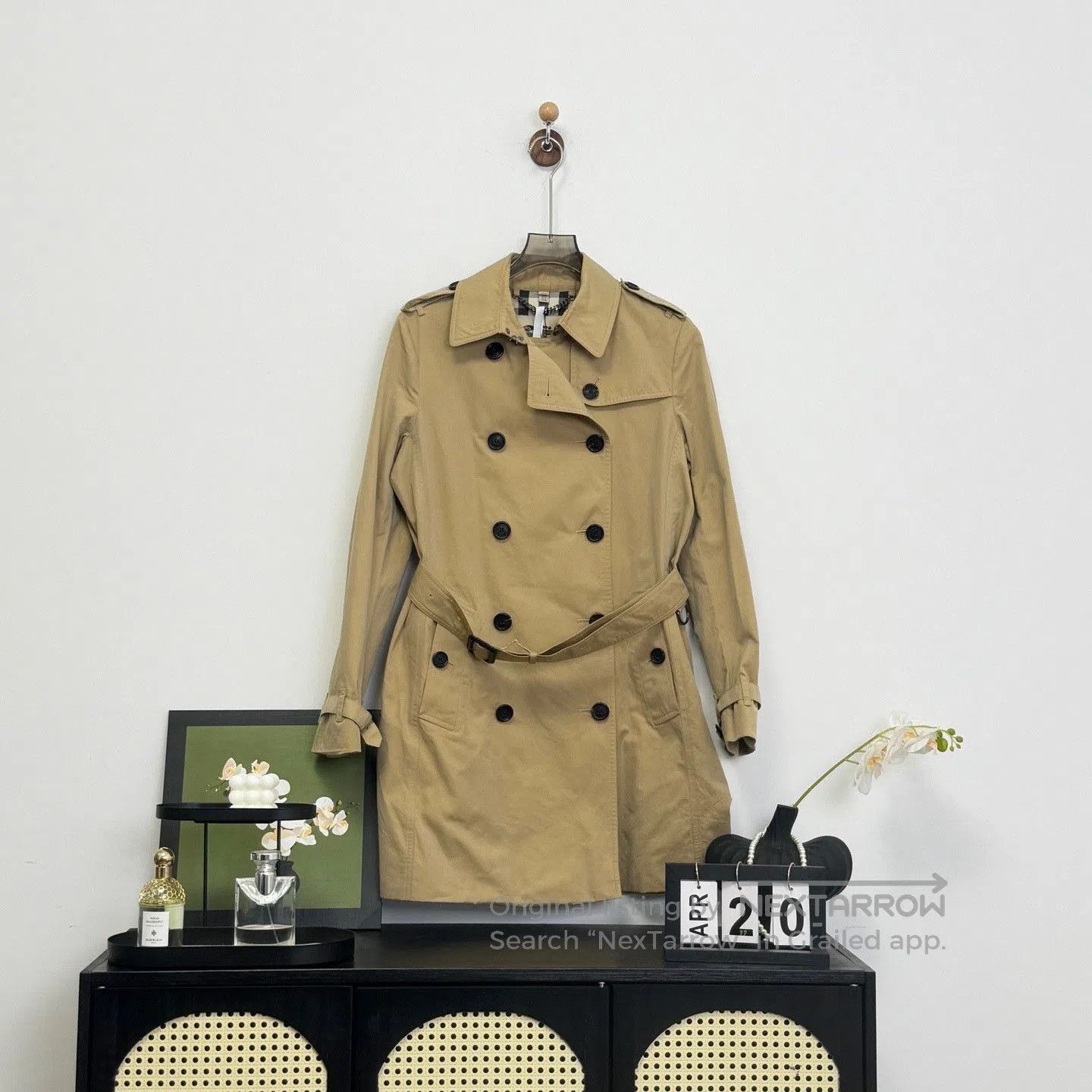 Burberry Burberry Khaki Trench Coat UK10. Size S / US 4 / IT 40 - 1 Thumbnail
