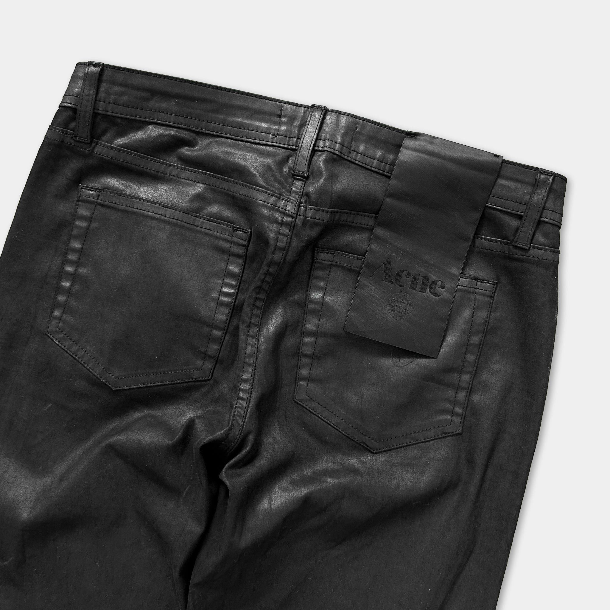 Acne Studios Acne Studios Waxed Black Jeans Size 26" / US 2 / IT 38 - 4 Thumbnail
