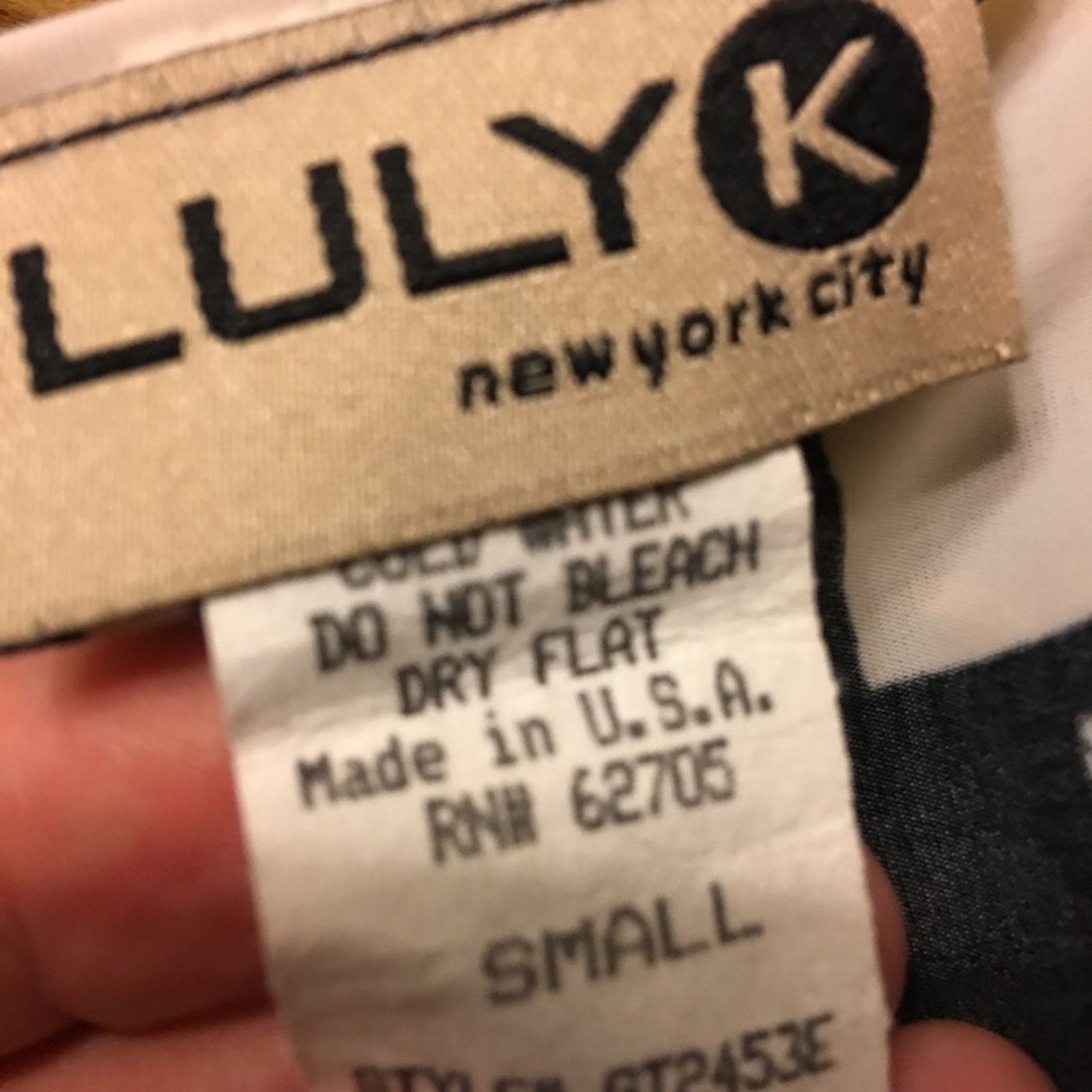 Other Luly K black & white stitch geometric top S Size S / US 4 / IT 40 - 8 Thumbnail