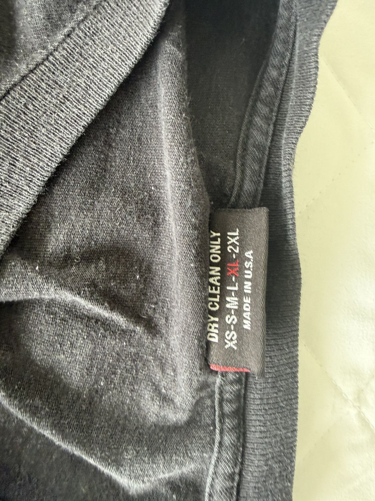 Vlone Rhude “Vlone” Graphic Black Long Sleeve T-Shirt XXL Size US XXL / EU 58 / 5 - 5 Thumbnail