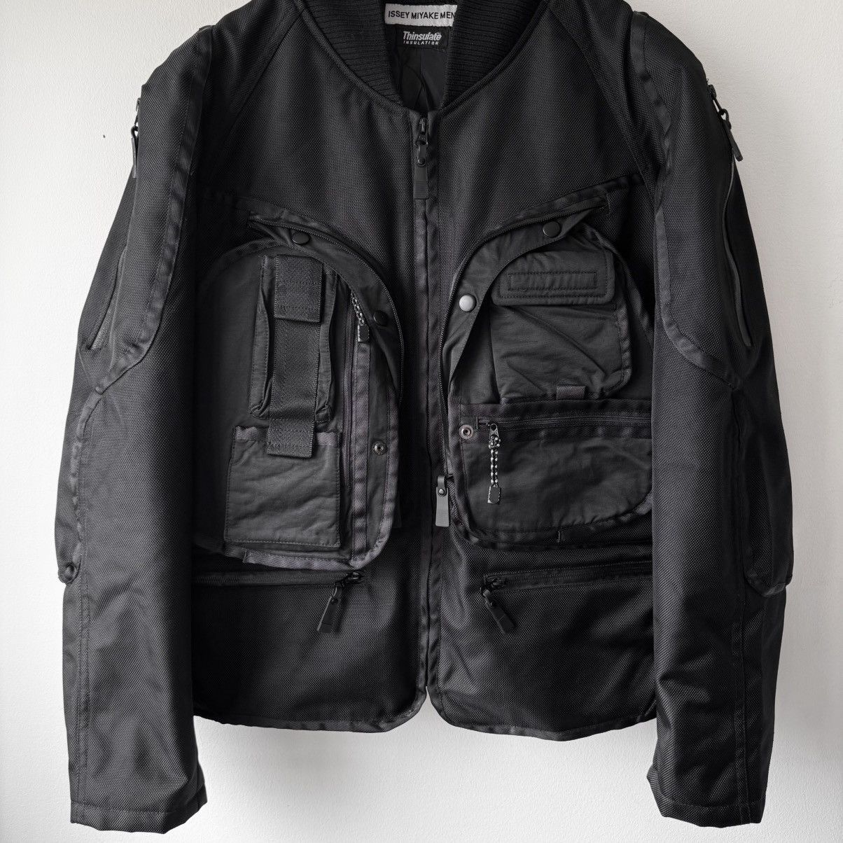 Issey Miyake Issey Miyake AW2000 Ballistic X-Ray Cargo Bomber Jacket Size US L / EU 52-54 / 3 - 15 Thumbnail