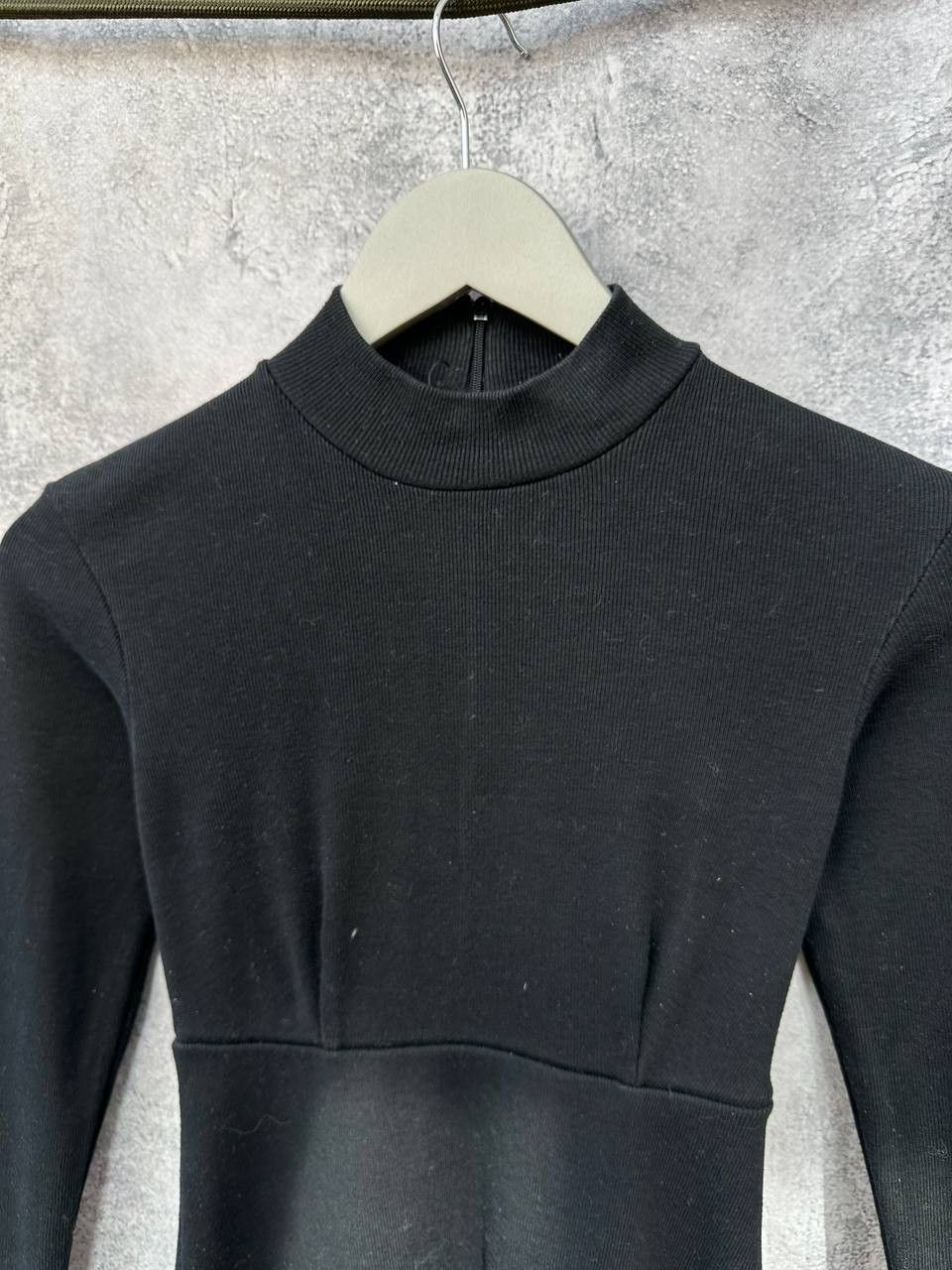 Katharine Hamnett London × Vintage Katharine Hamnett Classic Tight Midi Dress Black Vintage 80s Size XS / US 0-2 / IT 36-38 - 5 Thumbnail