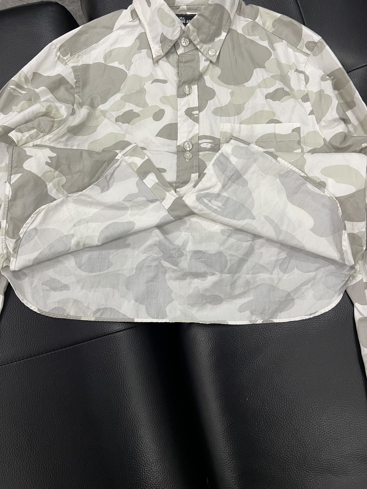 Bape Mr. Bathing Ape Camouflage Button Shirt Size US S / EU 44-46 / 1 - 9 Thumbnail